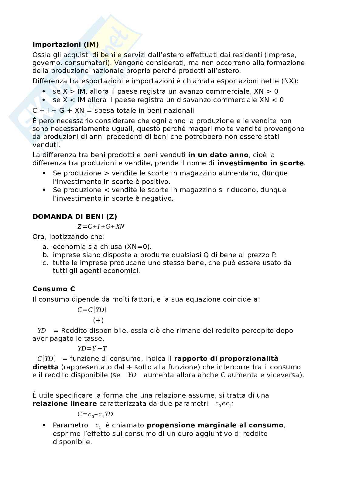 Macroeconomia - Appunti completi Pag. 21