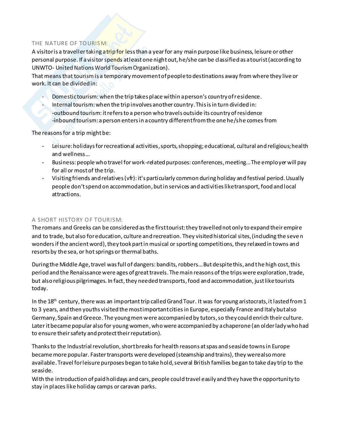 Inglese turistico C1 completo Pag. 1