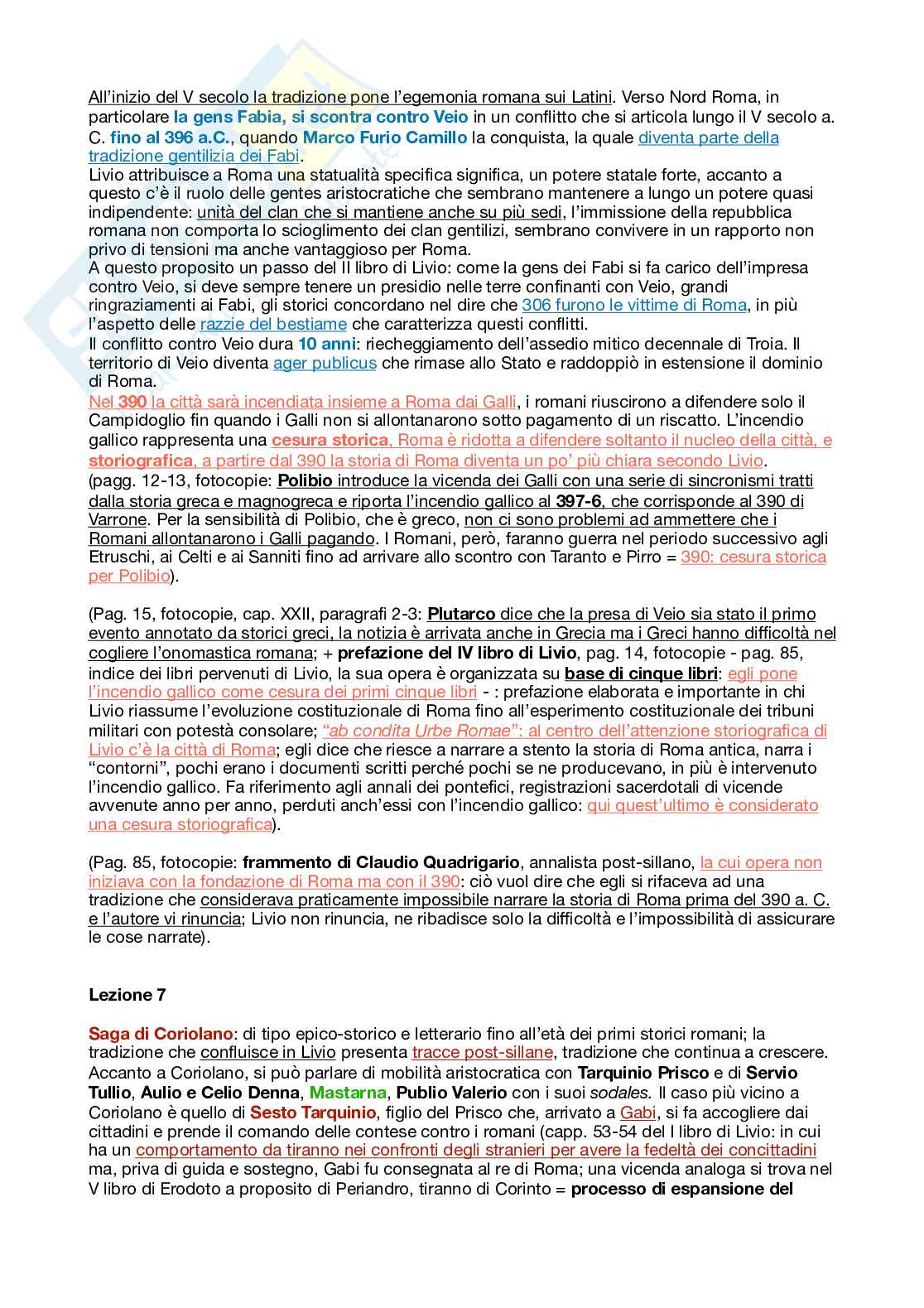 Storia romana 1 - appunti Pag. 2