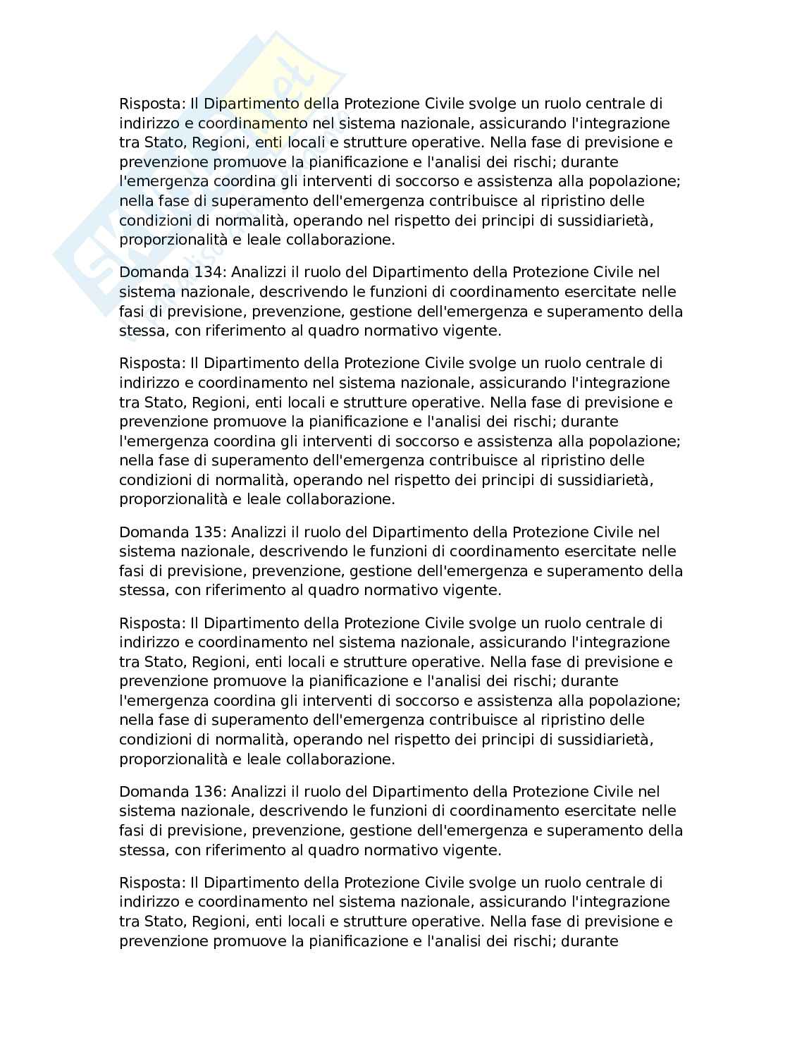 Paniere 2000 domande e risposte concorso pubblico protezione civile per diplomati e laureati Pag. 41