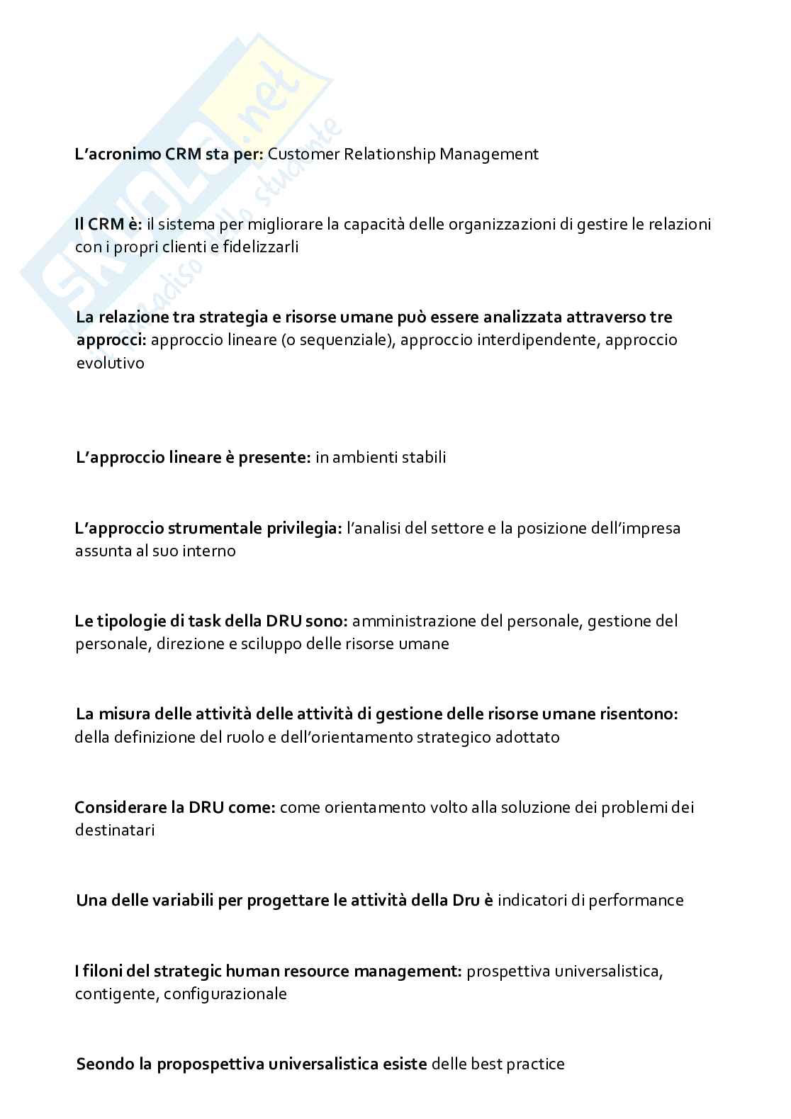 Paniere aggiornato di Organizzazione aziendale  Pag. 26