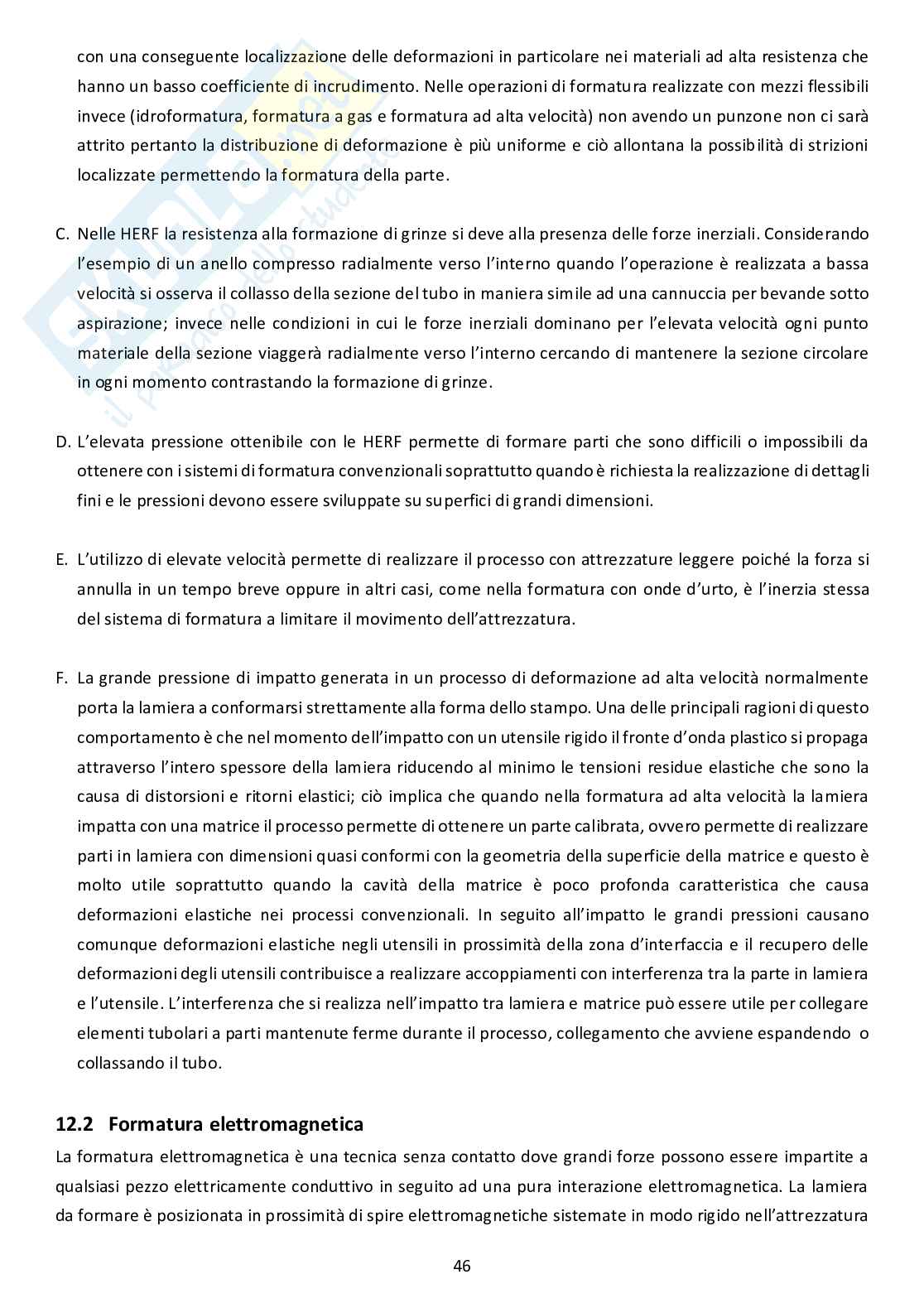 Appunti II esonero Tecnologia Meccanica 2 (TM2) Pag. 46