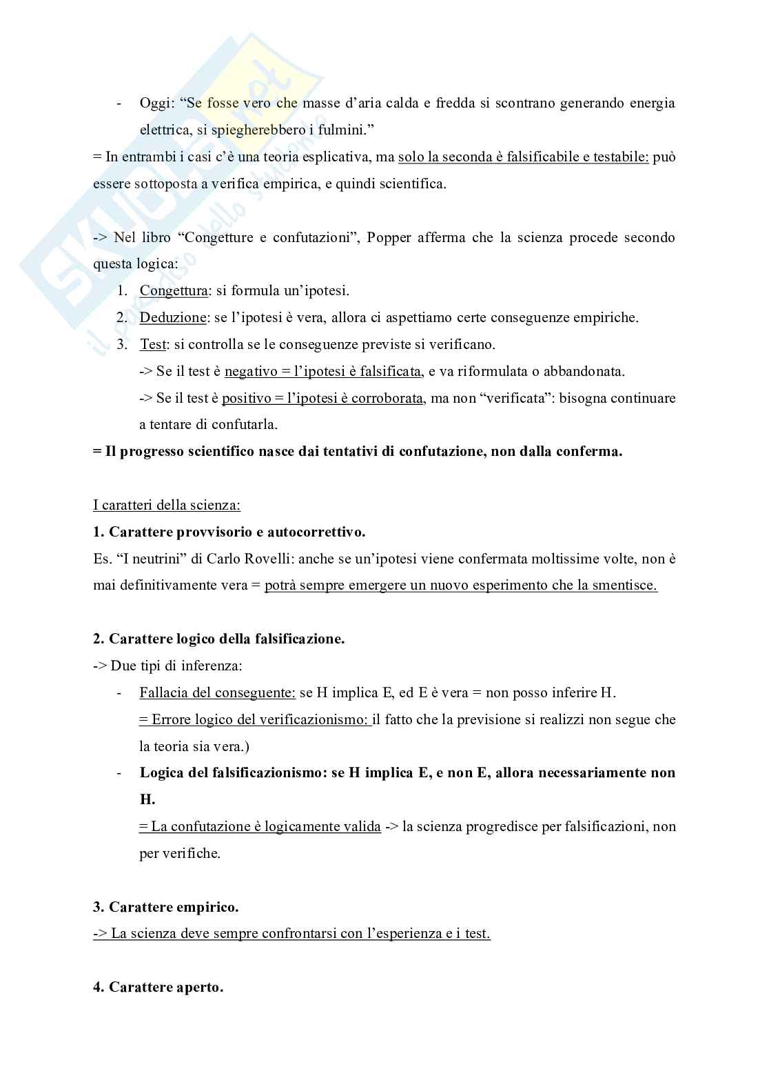 Filosofia della scienza   Pag. 16