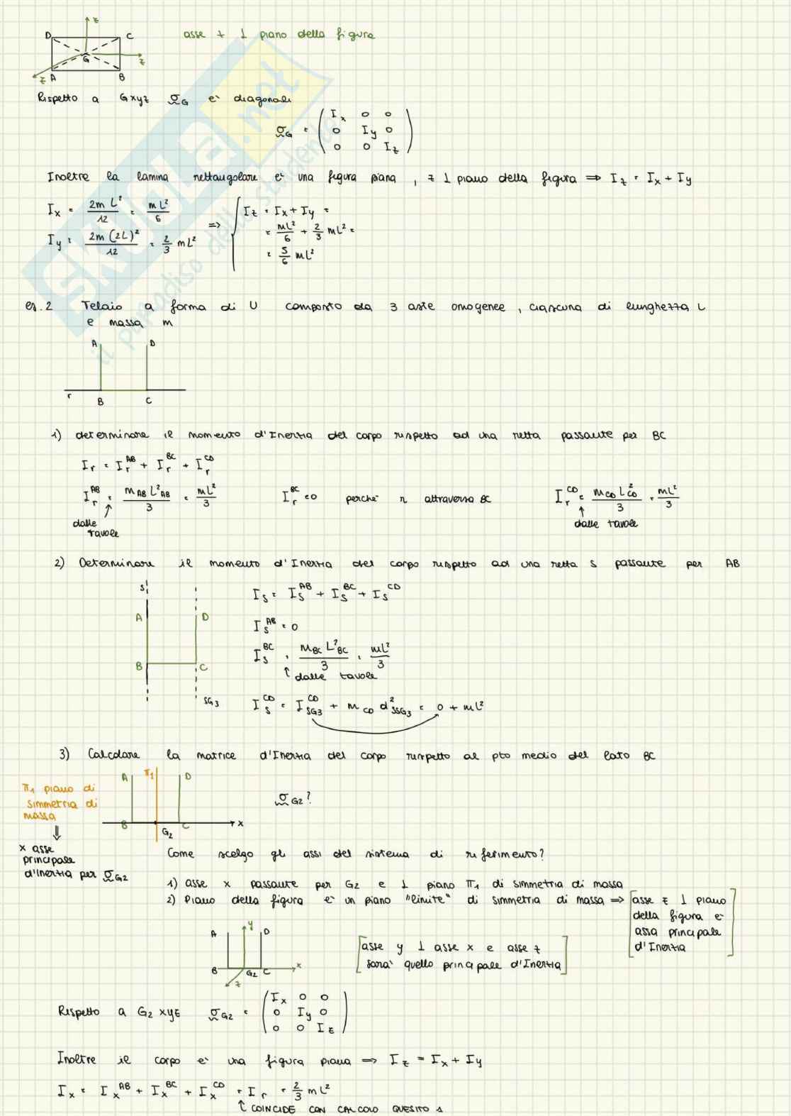 Appunti di Meccanica razionale t Pag. 21