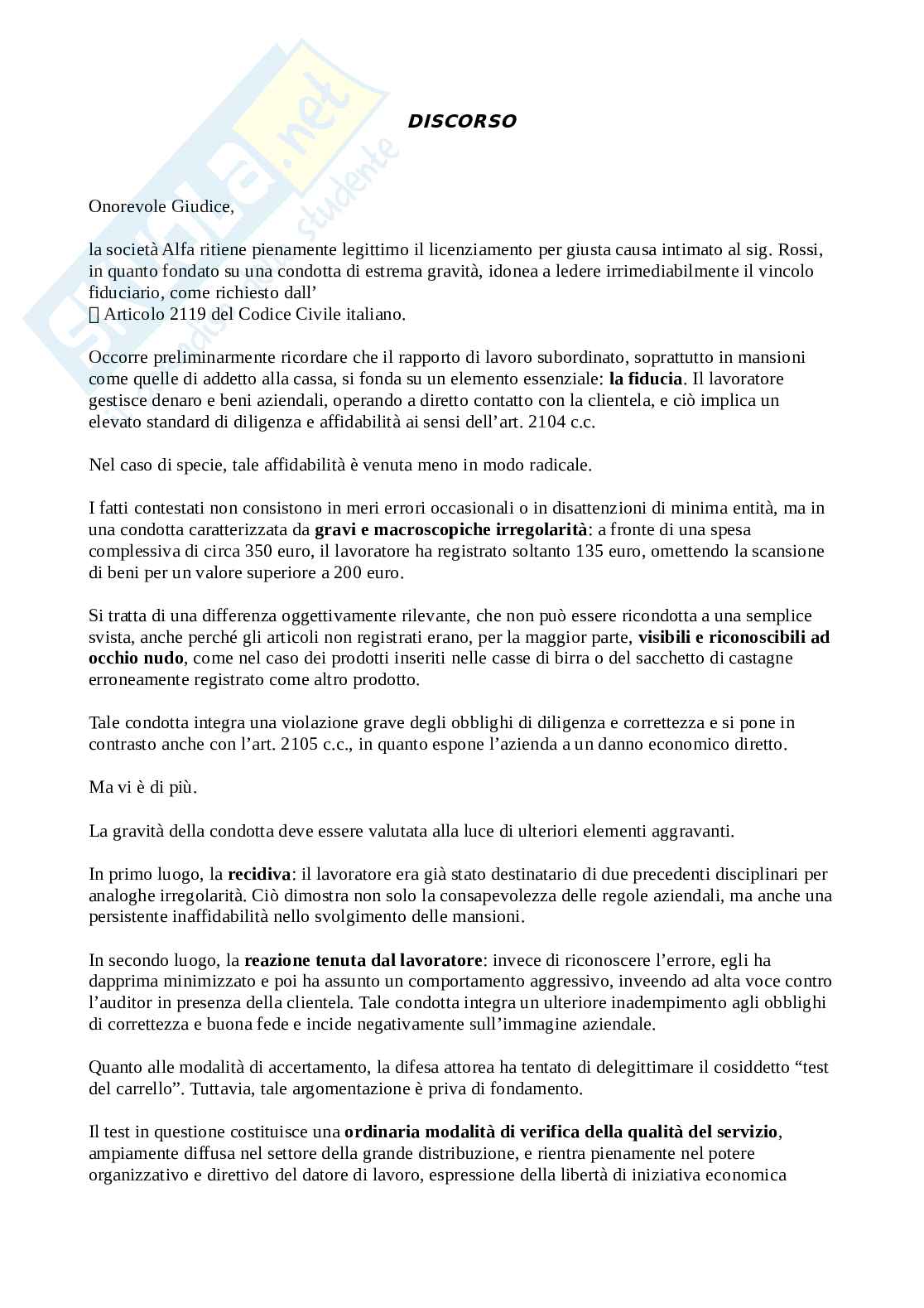 Appunti Diritto della crisi delle imprese Pag. 1