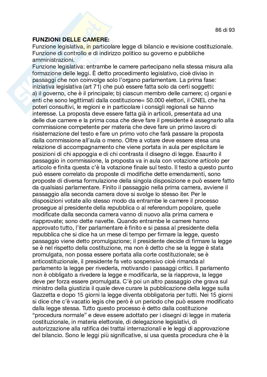 Parziale esame diritto pubblico Pag. 86