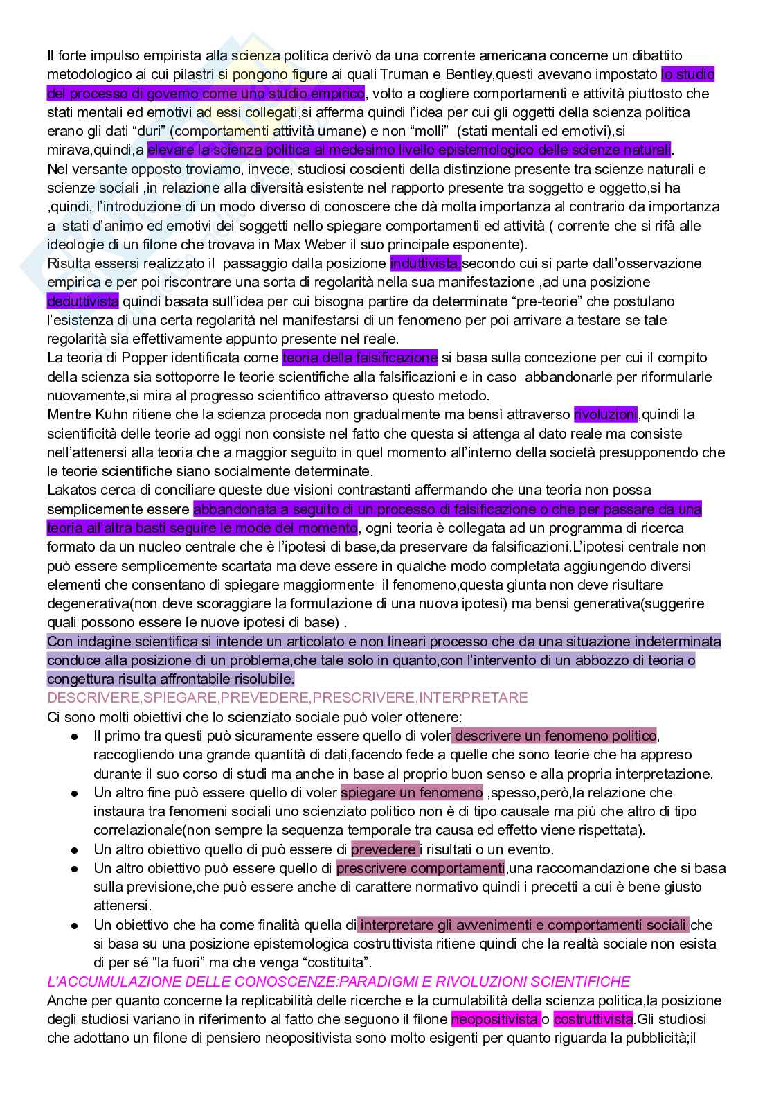 Riassunto esame Scienza politica, Prof. Caponio Tiziana, libro consigliato Manuale di scienza politica, Gilberto Capano,Simona Piattoni,Francesco Raniolo,Luca Verzichelli Pag. 6