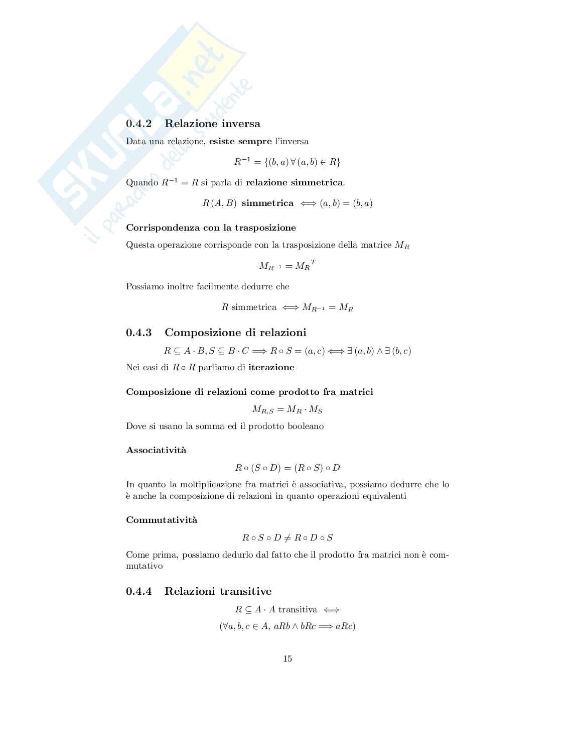 Appunti di Metodi matematici per l'informatica  Pag. 16
