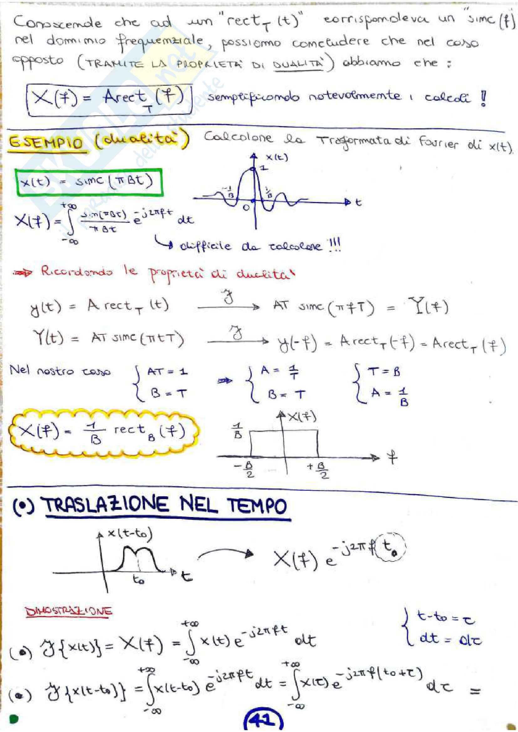 Riassunto esame Teoria dei Segnali, prof. Banelli, libro consigliato Teoria dei Segnali Luise, Vitetta Pag. 41