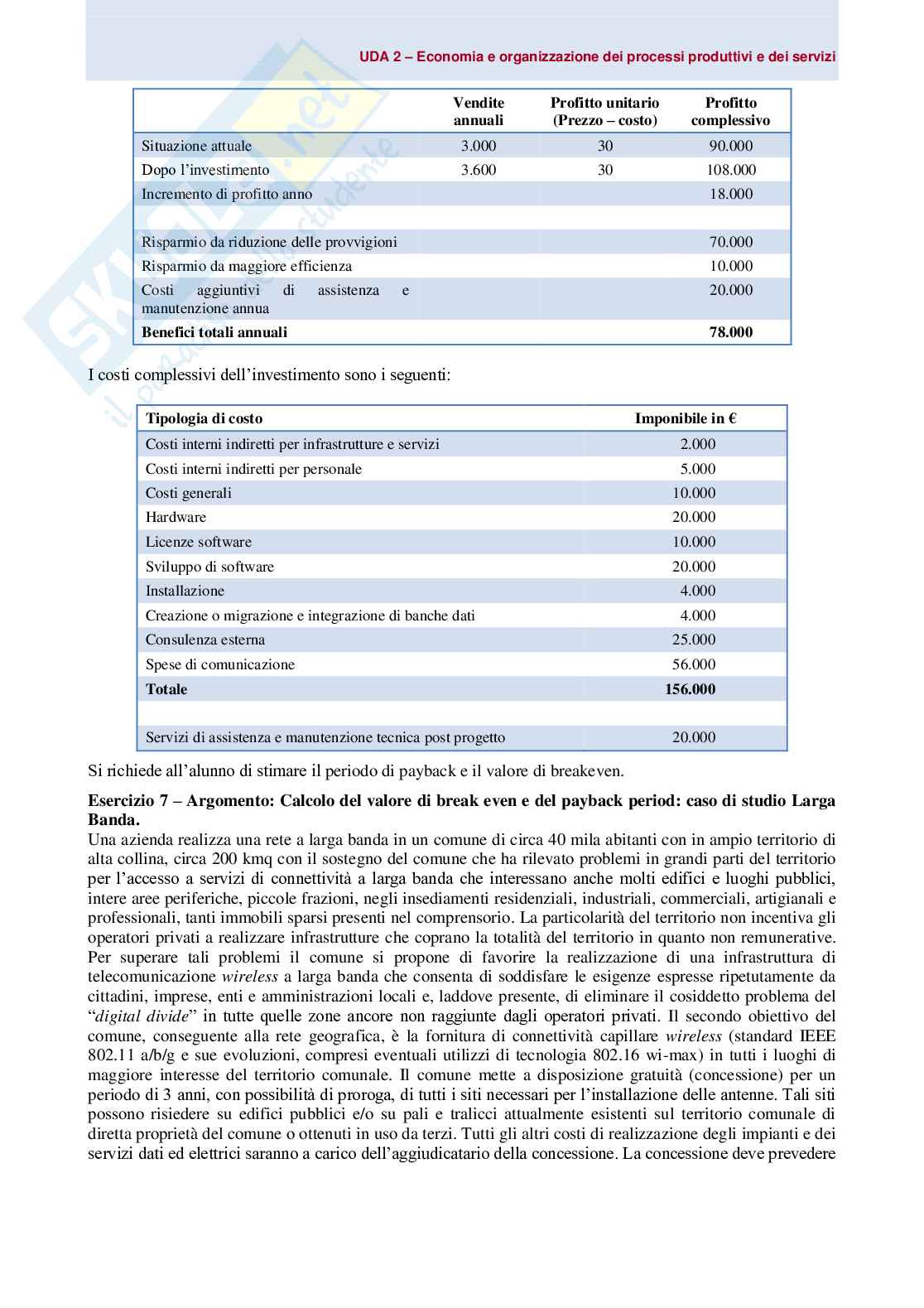 Gestione di progetto e organizzazione di impresa Pag. 41