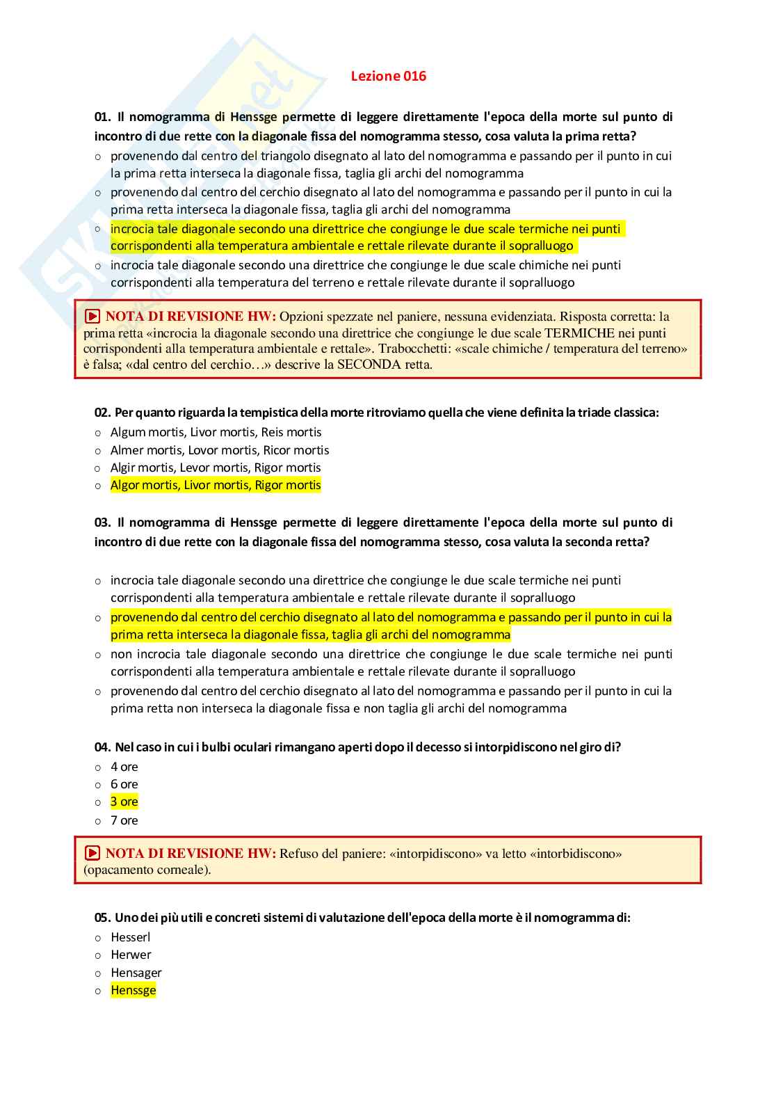 Paniere Criminologia investigativa 2026 - Quiz Risolti e Risposte Aperte ed Extra completo e corretto Pag. 16