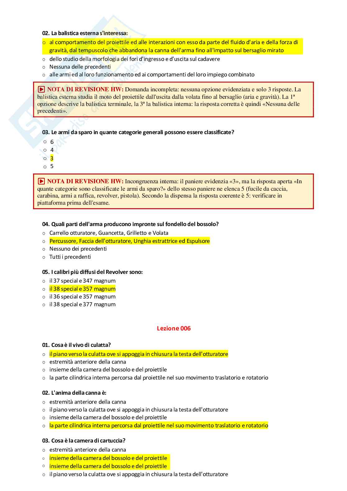 Paniere Criminologia investigativa 2026 - Quiz Risolti e Risposte Aperte ed Extra completo e corretto Pag. 6