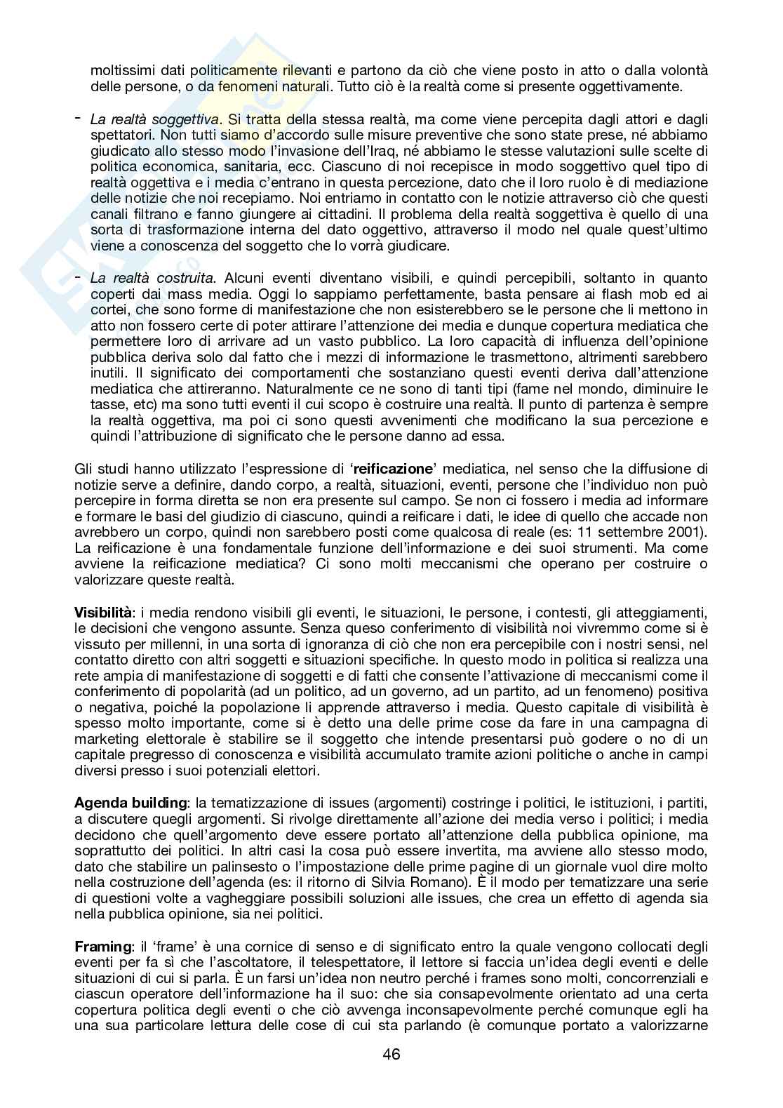 Appunti comunicazione politica Pag. 46