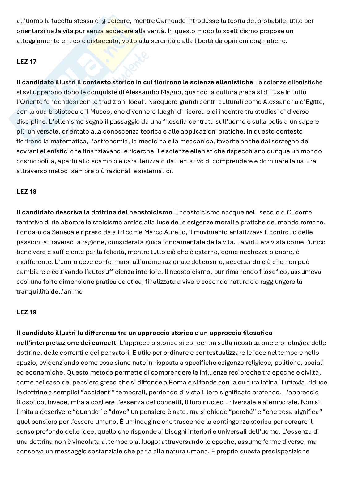 Filosofia della mente - Paniere compilato Pag. 86