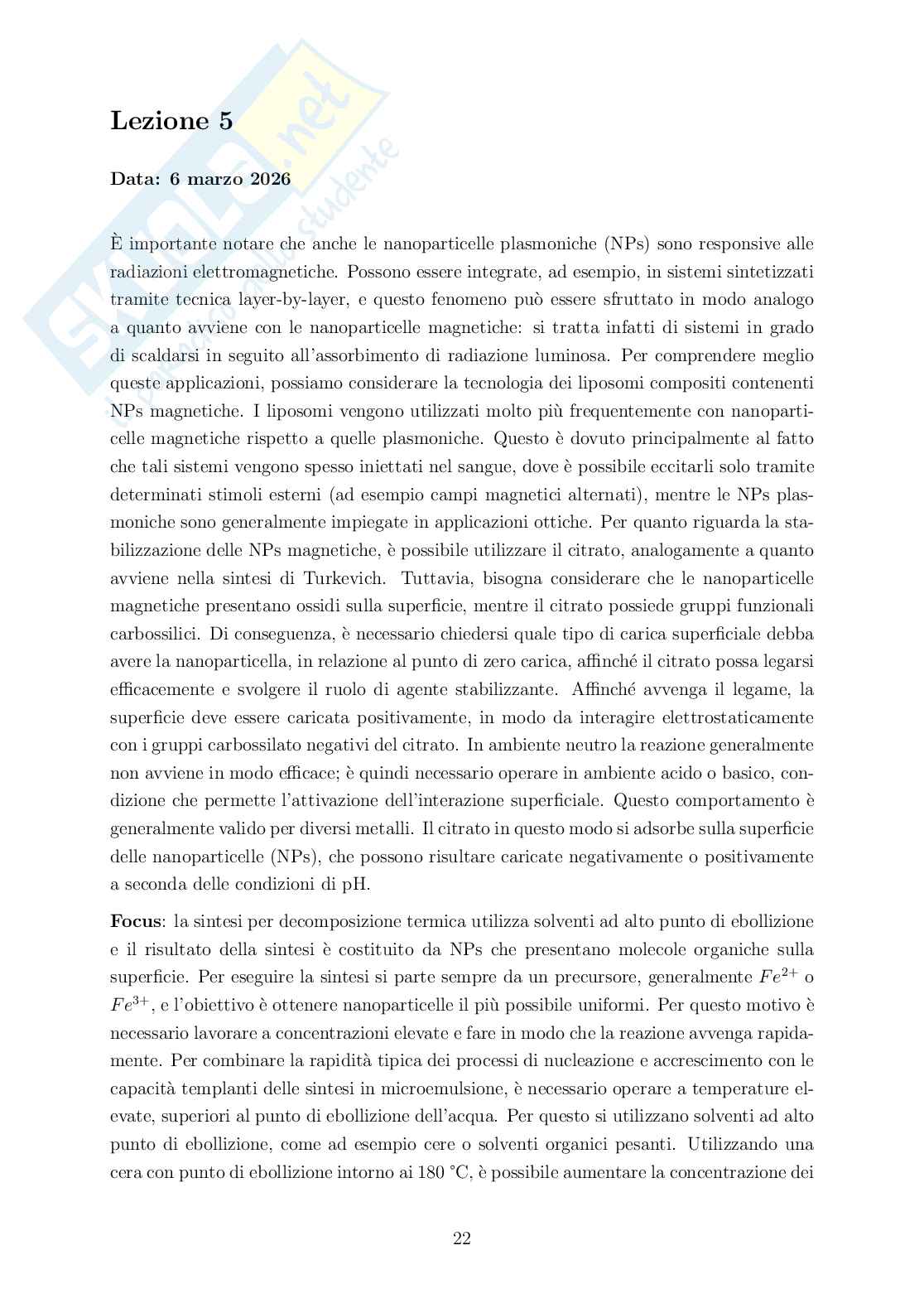 Nanomateriali funzionali Pag. 21