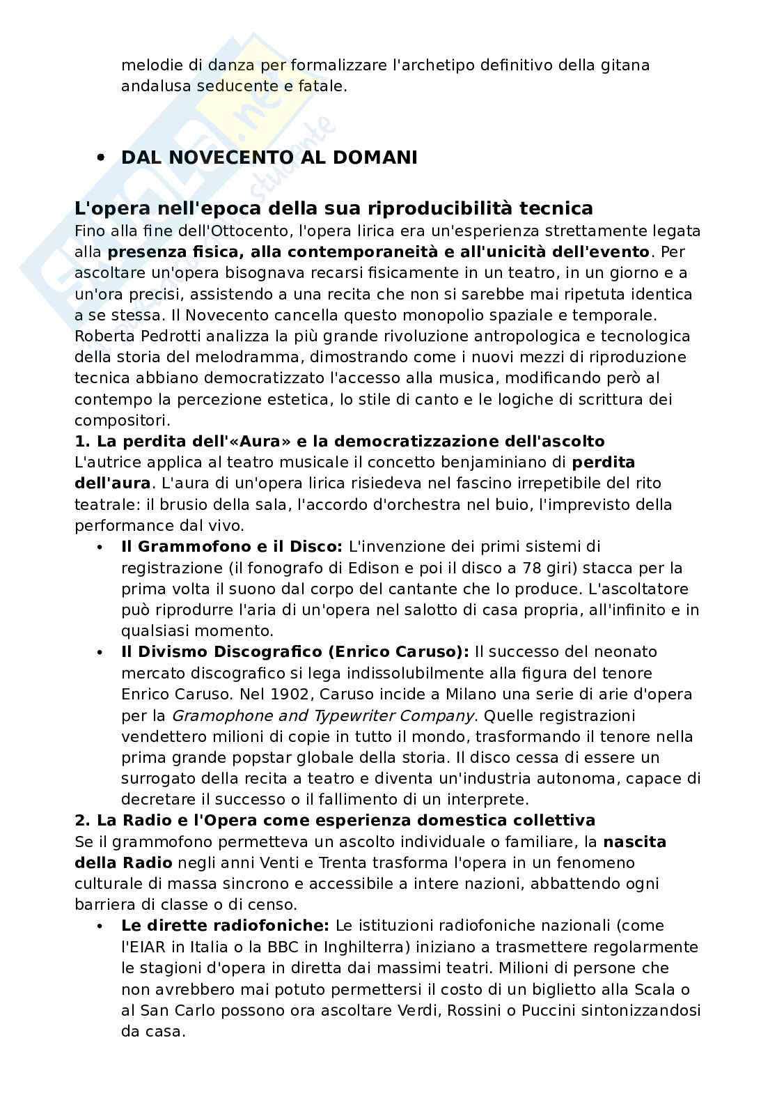 Riassunto esame Storia della musica, Prof. Pappalardo Matteo, libro consigliato Storia dell’opera lirica (Un immenso orizzonte), Pedrotti Pag. 51
