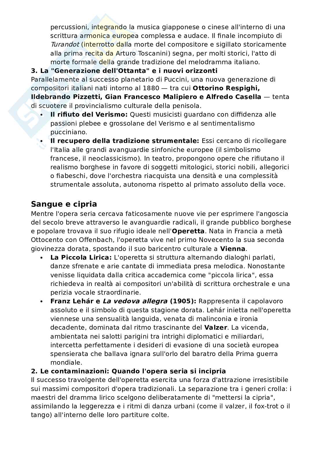 Riassunto esame Storia della musica, Prof. Pappalardo Matteo, libro consigliato Storia dell’opera lirica (Un immenso orizzonte), Pedrotti Pag. 56