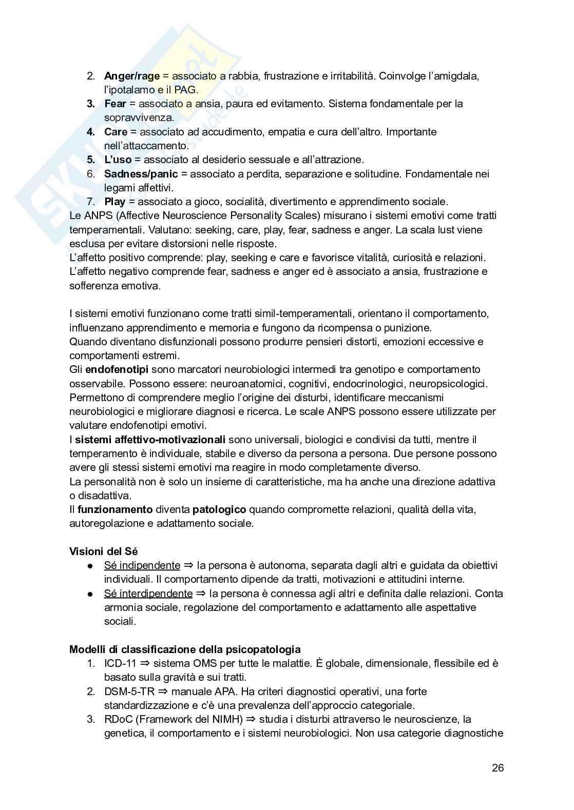 Appunti di Psicologia dinamica - modulo B Pag. 26