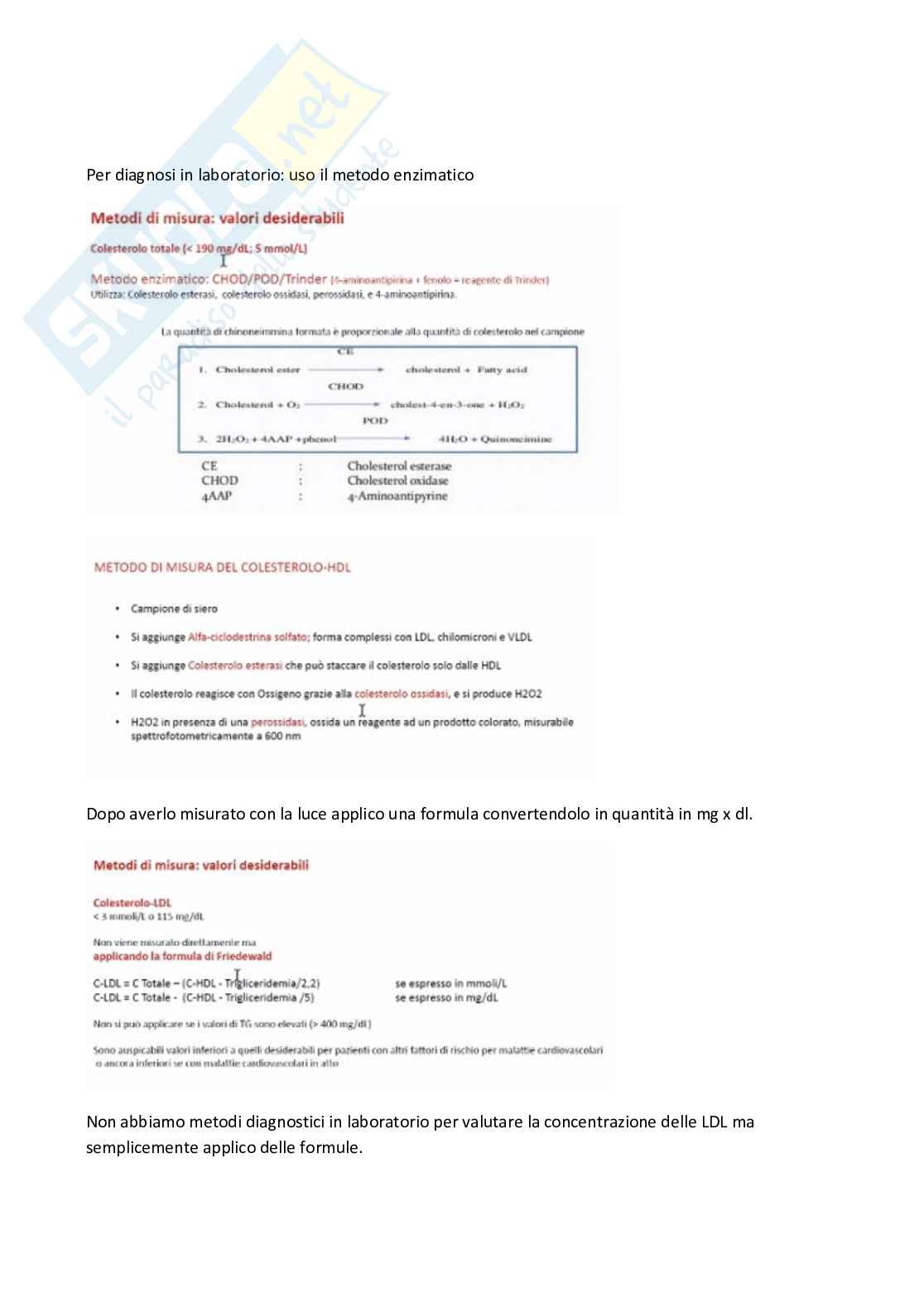 Metodi di laboratorio e valutazione clinica del rischio cardiovascolare nelle dislipidemie Pag. 1