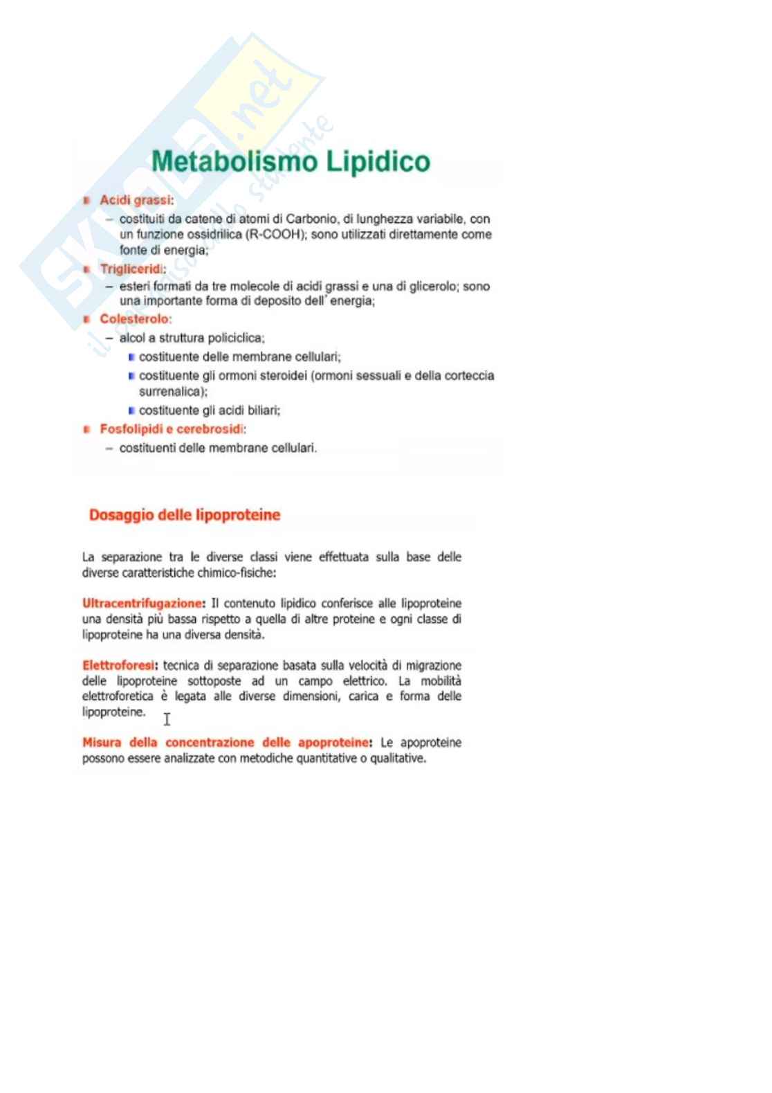 Metodi di laboratorio e valutazione clinica del rischio cardiovascolare nelle dislipidemie Pag. 6