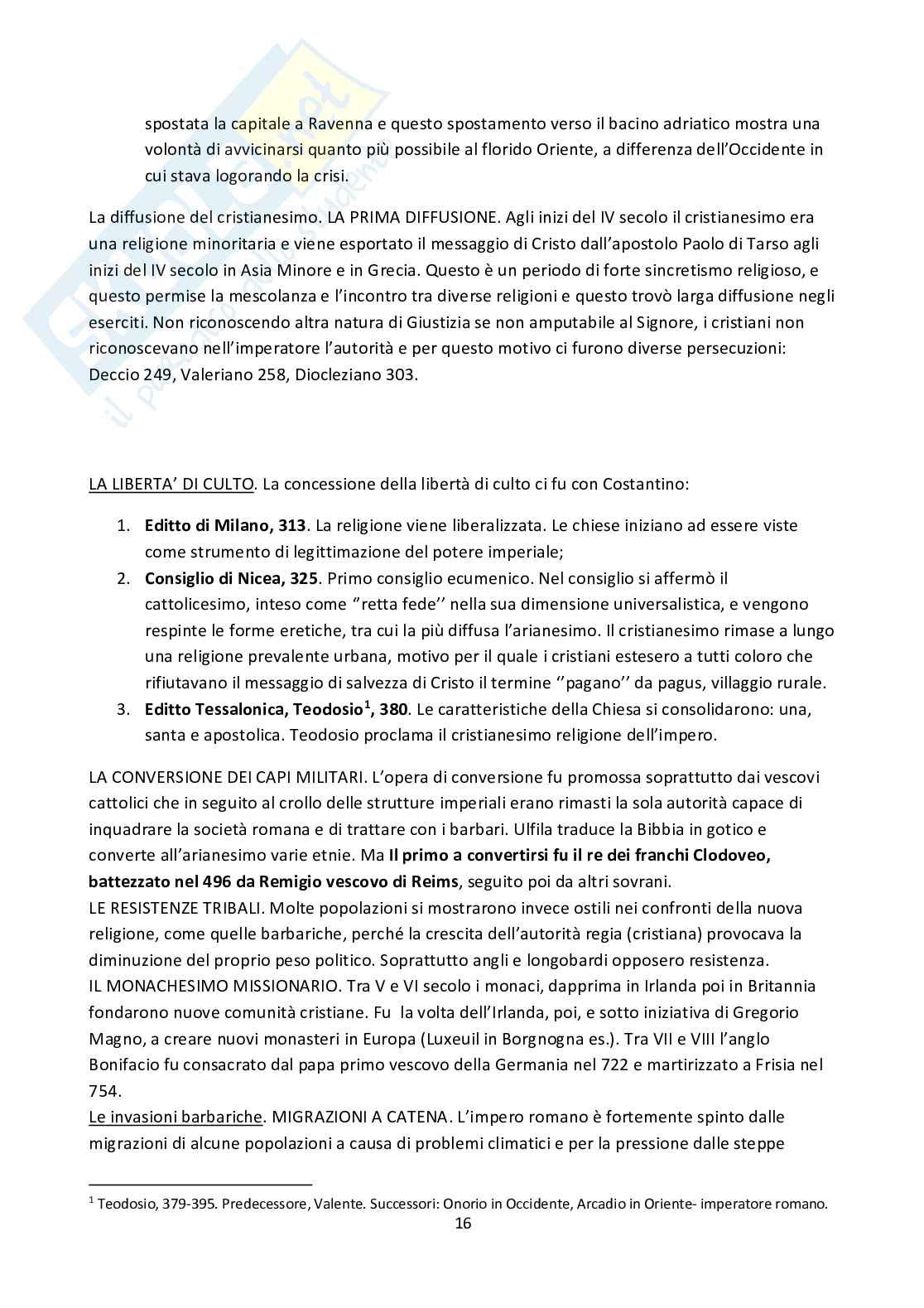 Riassunto esame Storia medievale, Prof. Venditelli Marco, libro consigliato Manuale di storia medievale, Andrea Zorzi Pag. 16