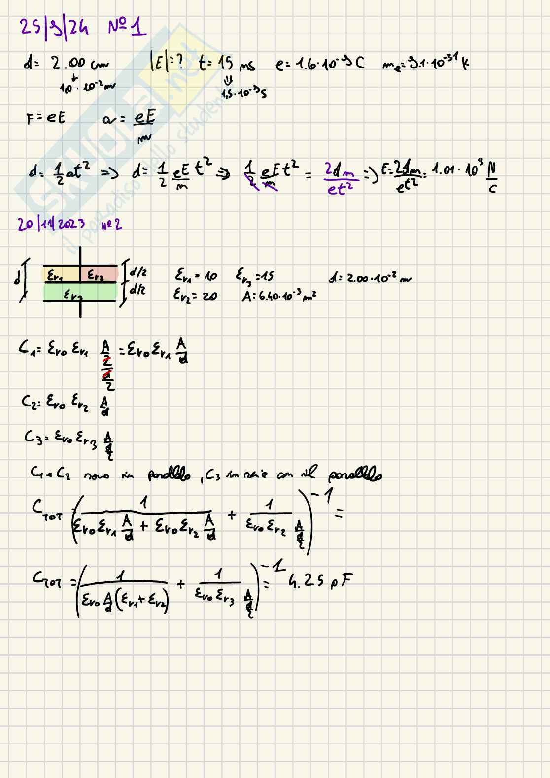 Esercizi svolti Fisica 2 Pag. 11