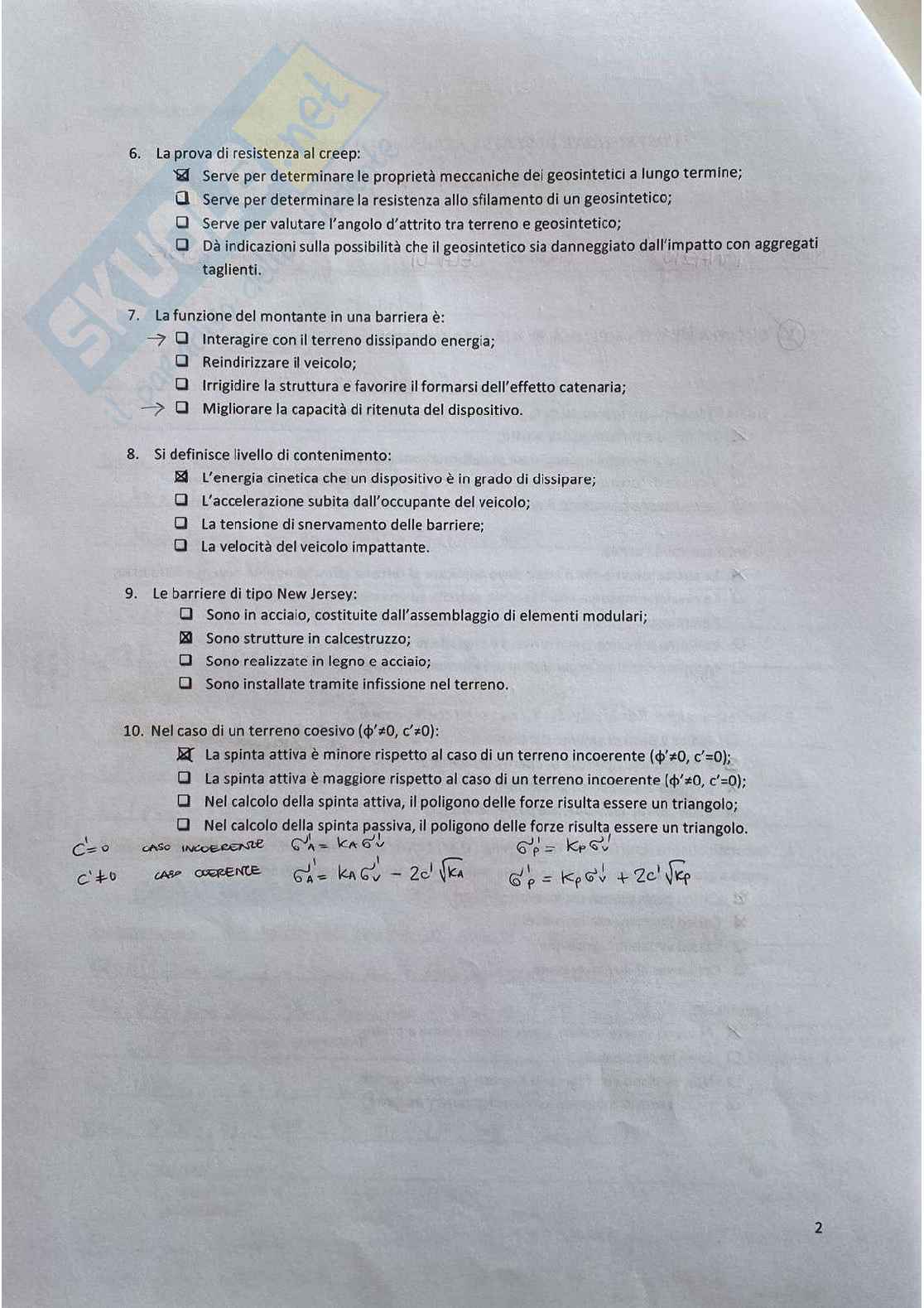 Costruzioni di strade - Prove d'esame - Parte 2 Pag. 26
