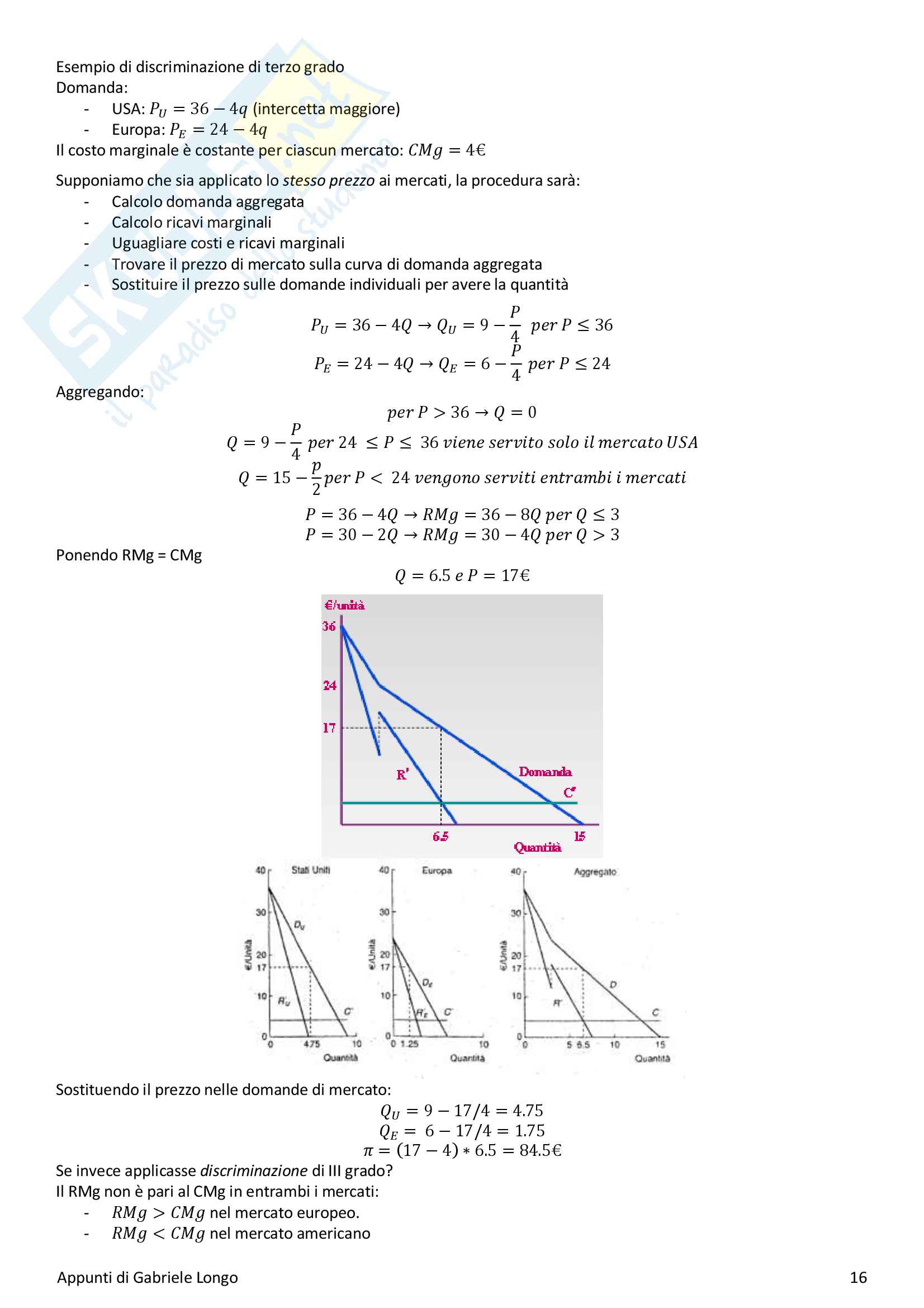 Economia Industriale Pag. 16