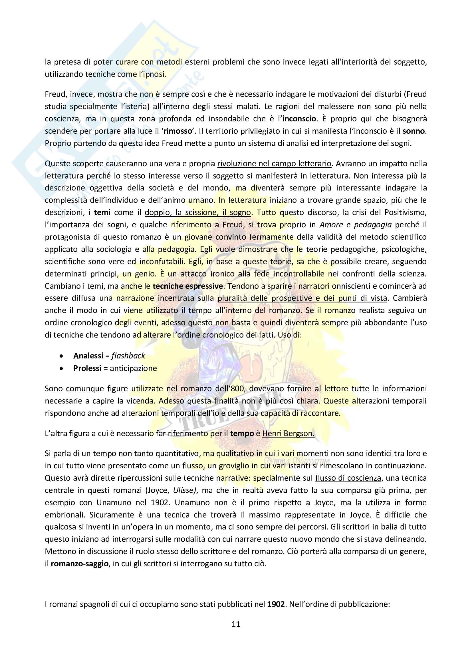 Appunti Letteratura spagnola: De Unumano, Baroja, Azorin, Valle Inclan Pag. 11