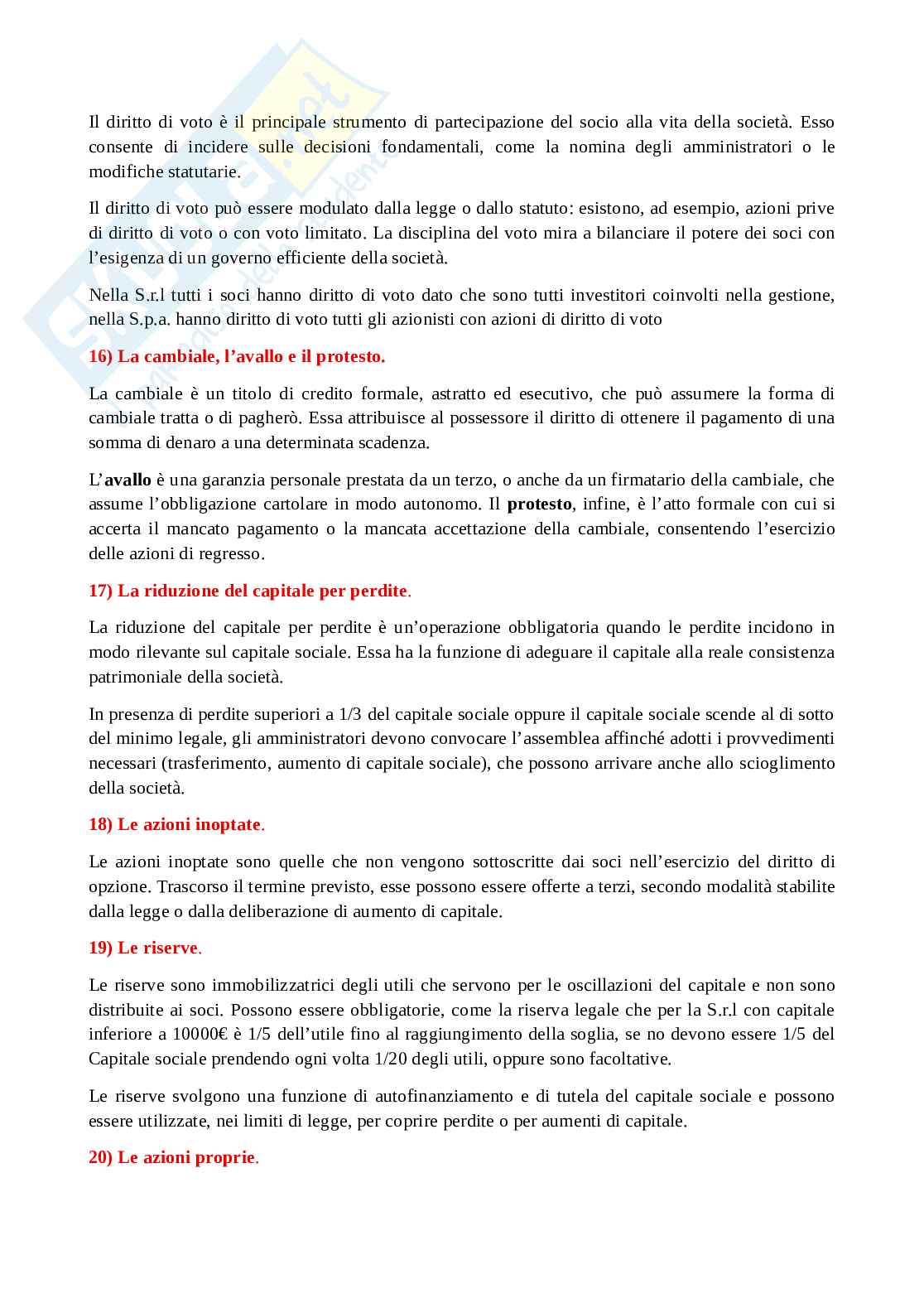 Appunti Diritto commerciale  Pag. 6