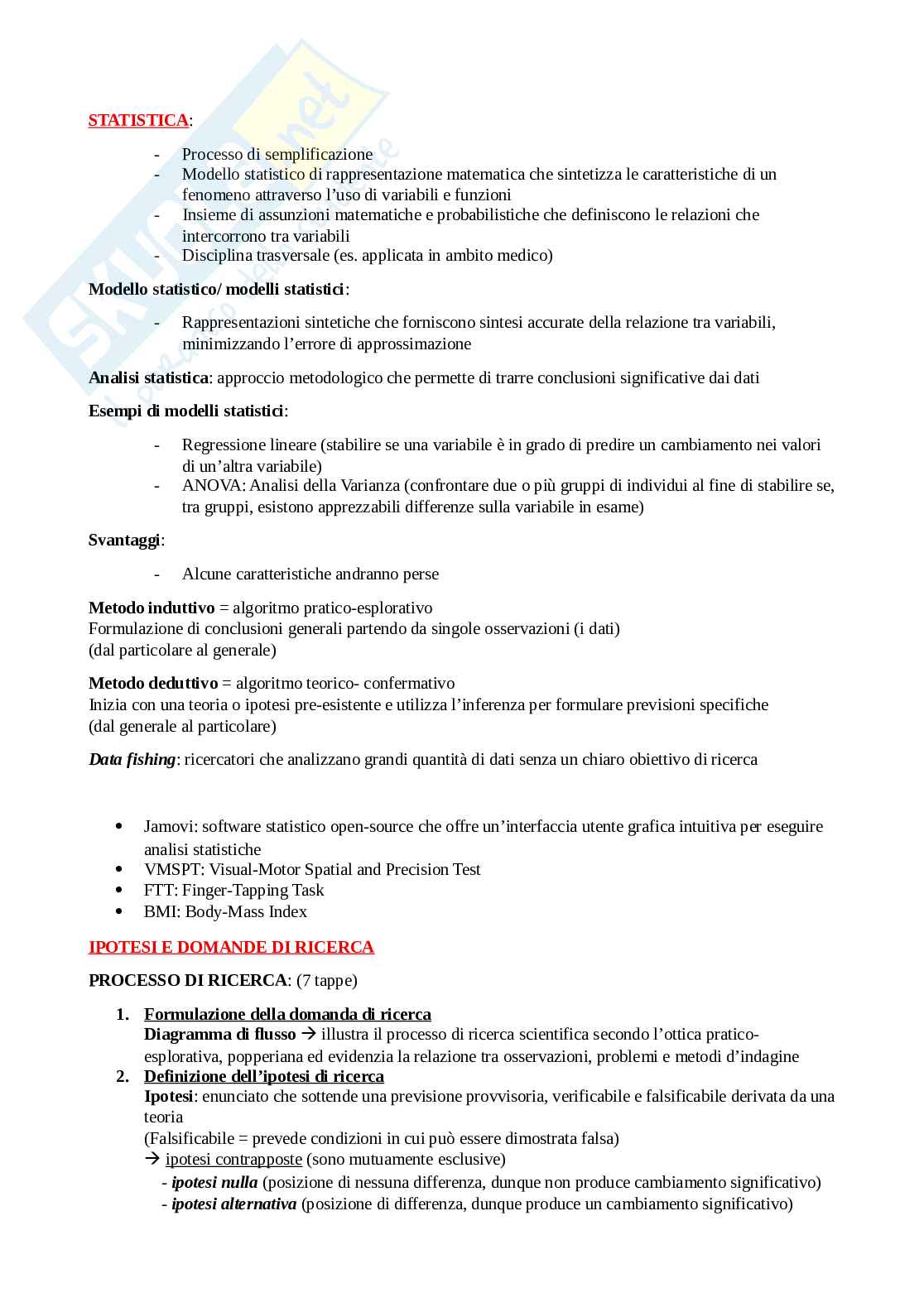 Statistica medica Pag. 1
