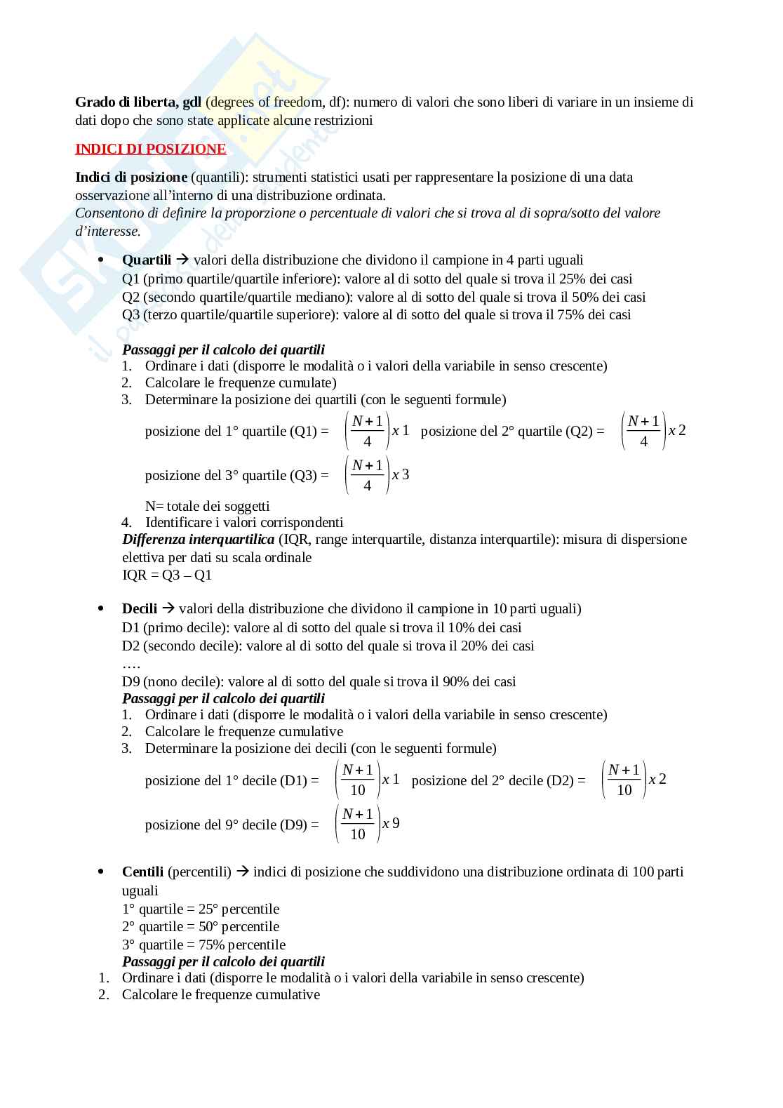 Statistica medica Pag. 16