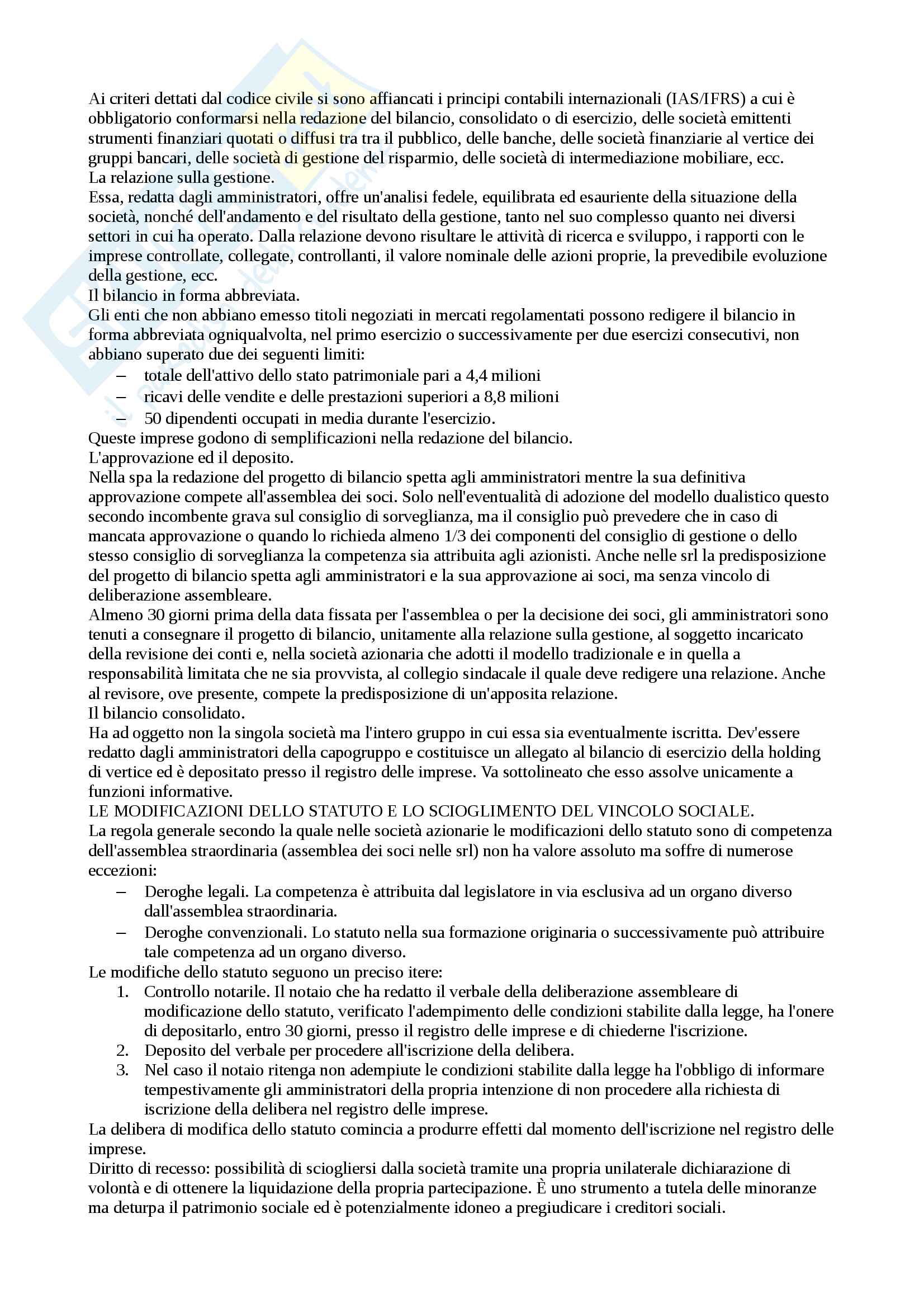 Riassunto esame Diritto commerciale, prof Aiello Marco, libro consigliato Lineamenti di diritto commerciale di Gastone Cottino Pag. 36