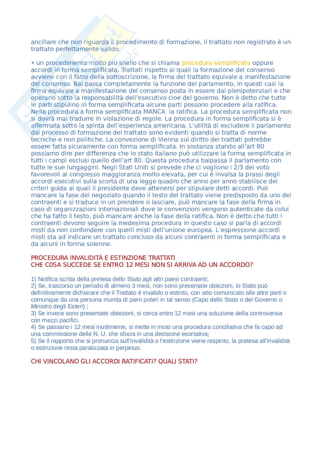 Preparazione esame diritto internazionale Pag. 6