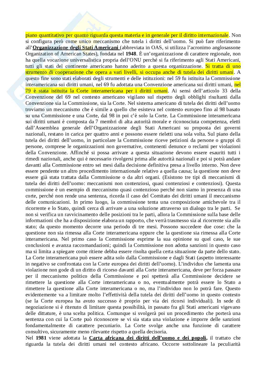 Diritto internazionale Pag. 91