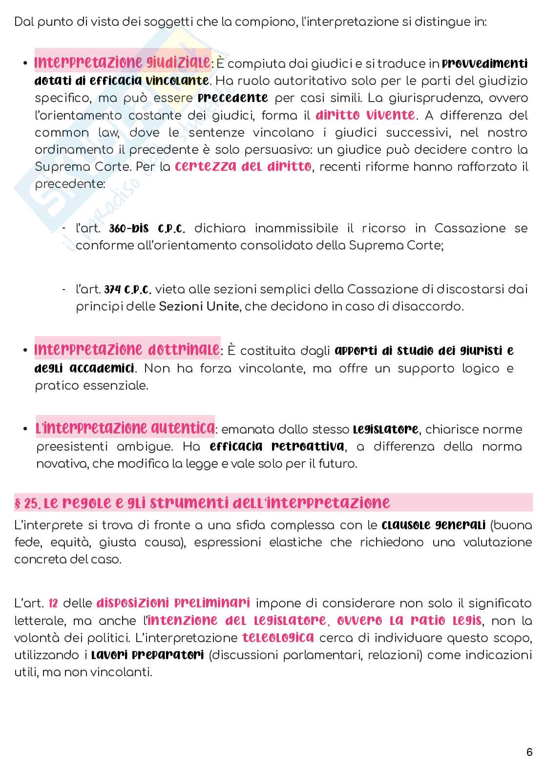 Riassunto esame Diritto privato I, Prof. Gorgoni Antonio, libro consigliato Manuale di diritto privato  , Torrente, Schlesinger   Pag. 6