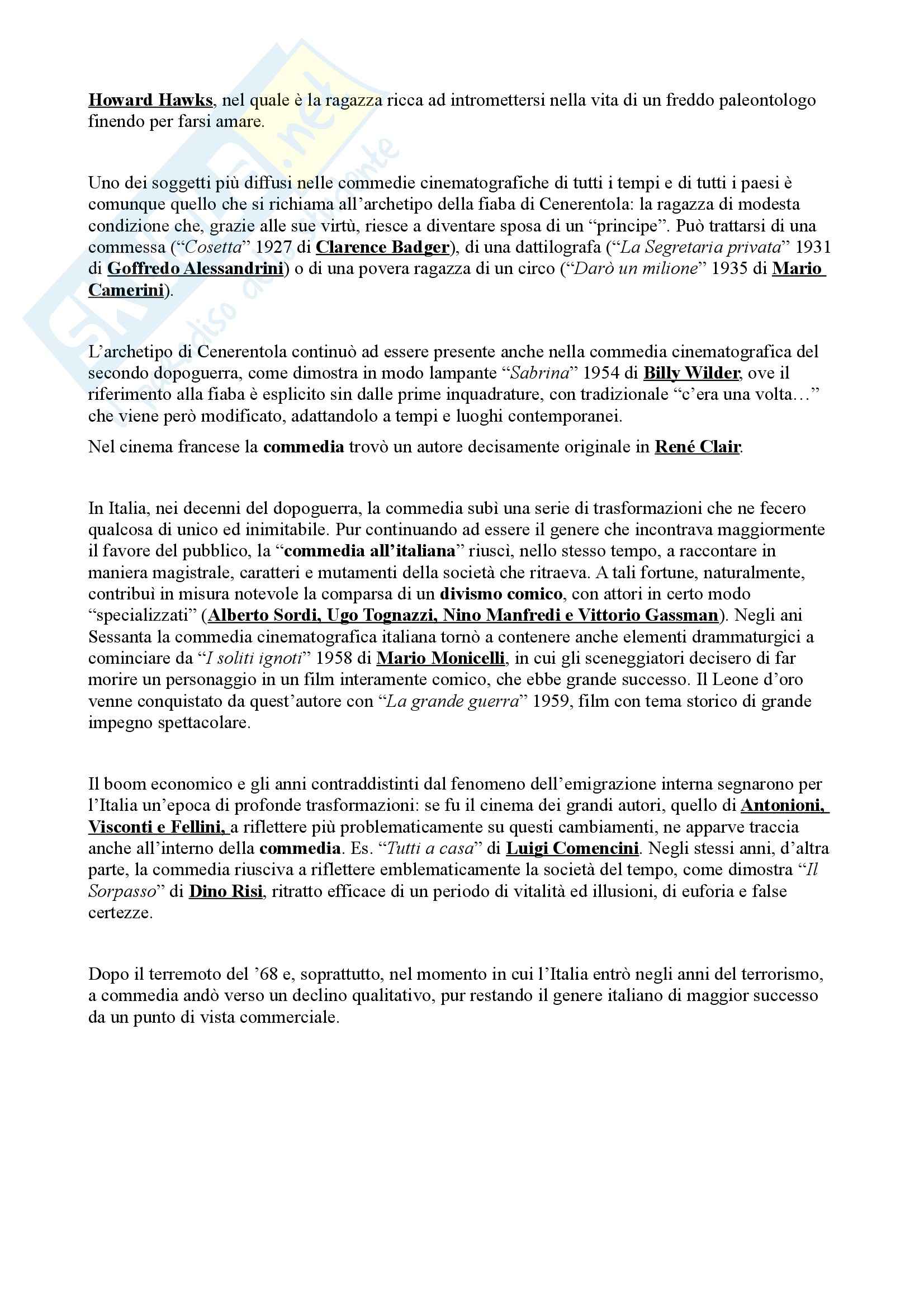 Riassunto esame Storia e critica del cinema, prof. Campari, libro consigliato Cinema, generi, tecniche e autori, Campari Pag. 11