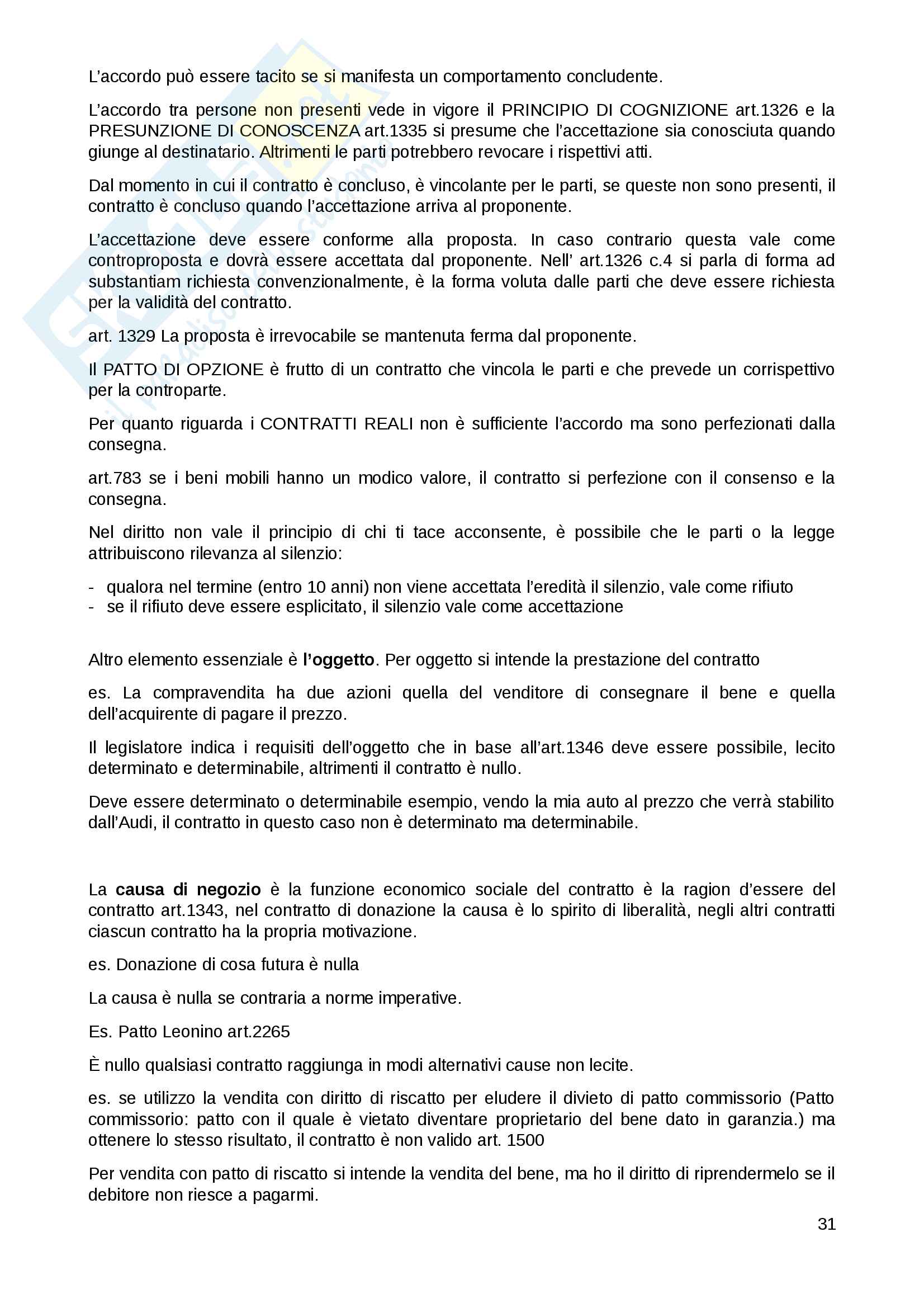 Appunti di diritto privato Pag. 31