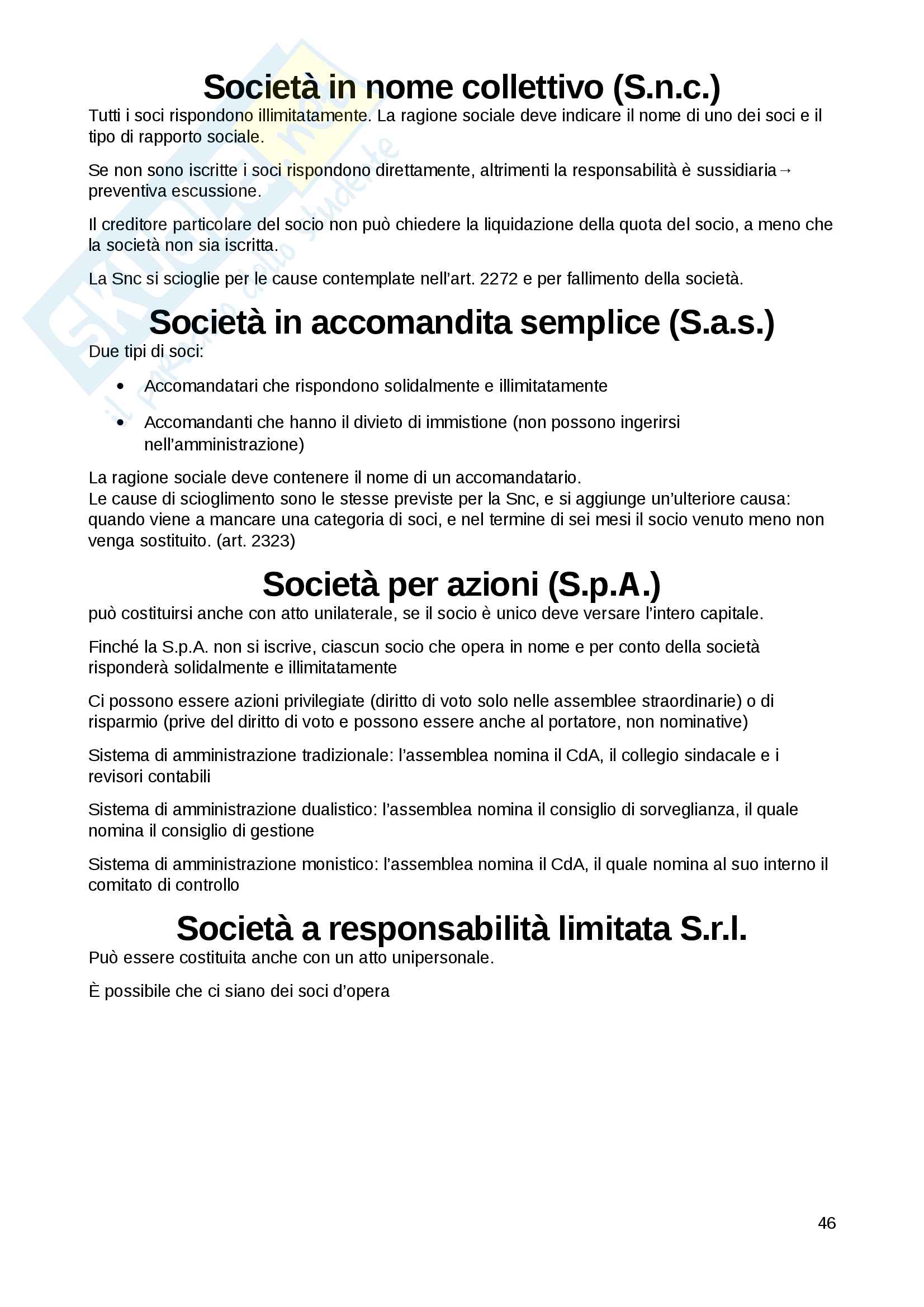 Appunti di diritto privato Pag. 46