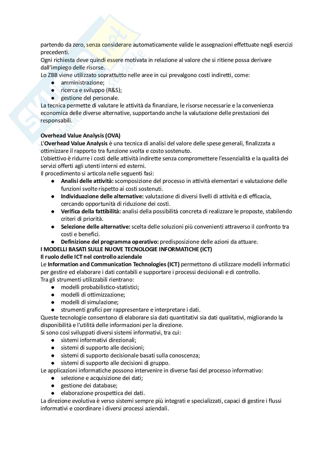 Appunti di Programmazione e controllo Pag. 21