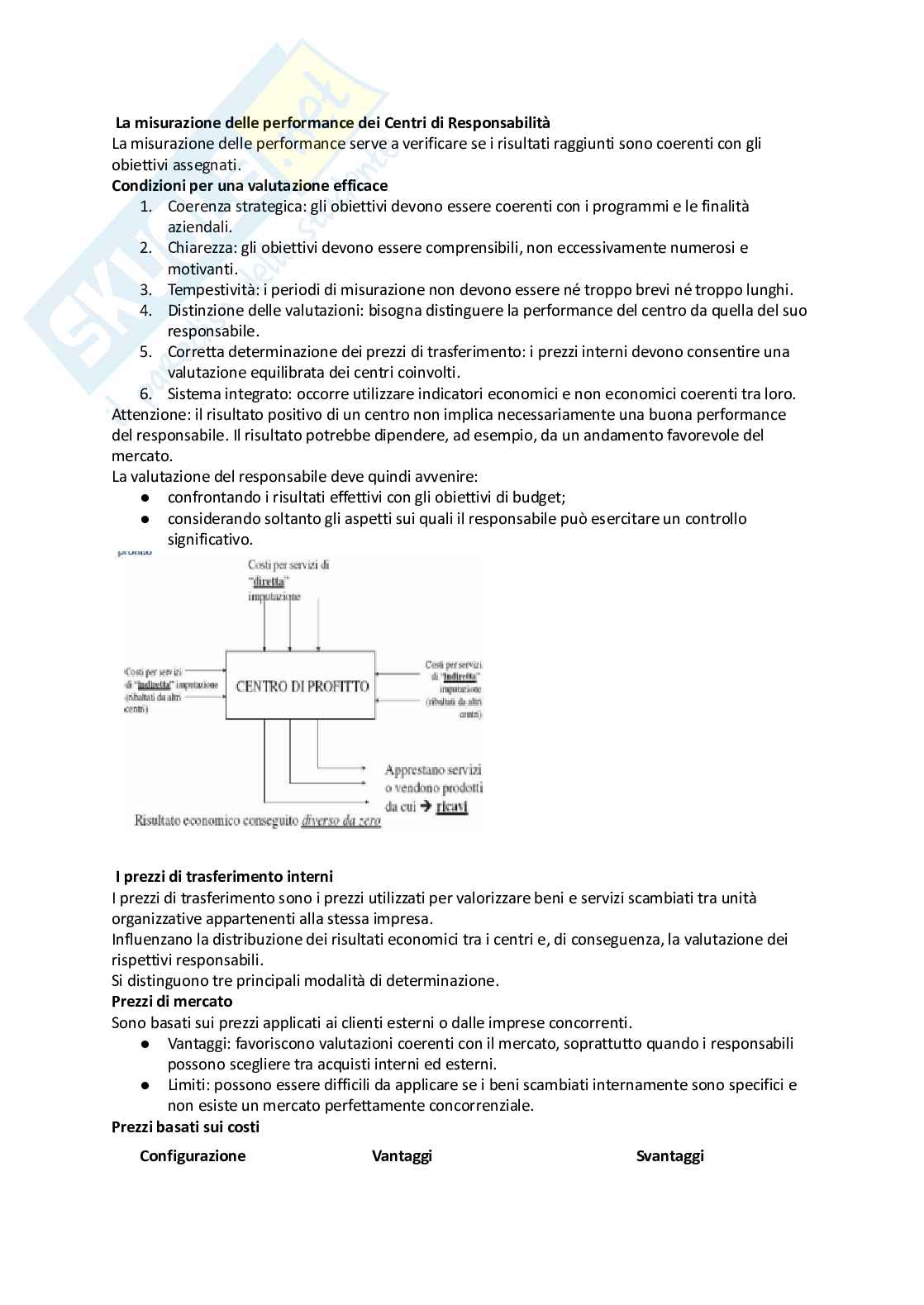 Appunti di Programmazione e controllo Pag. 26