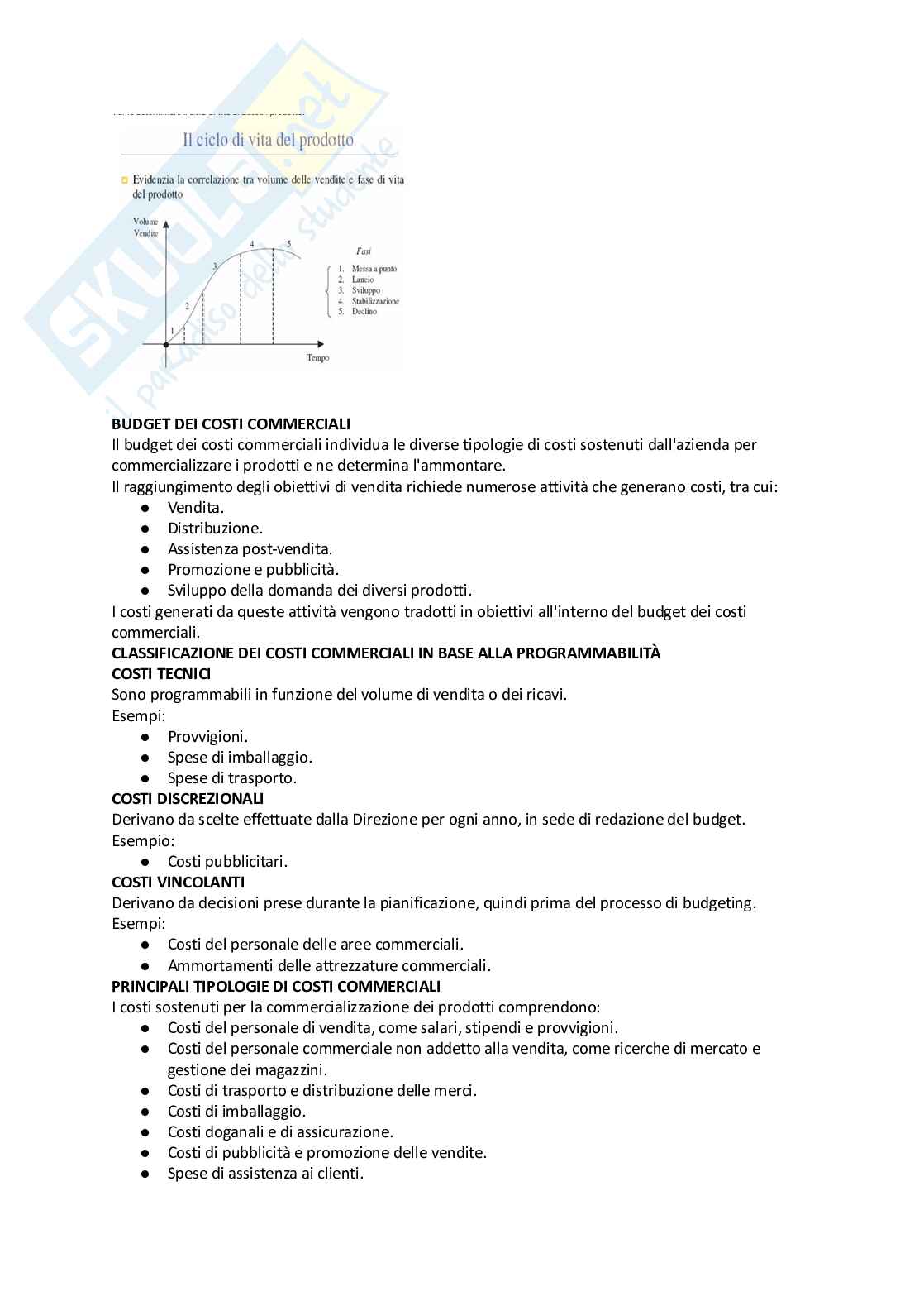 Appunti di Programmazione e controllo Pag. 36