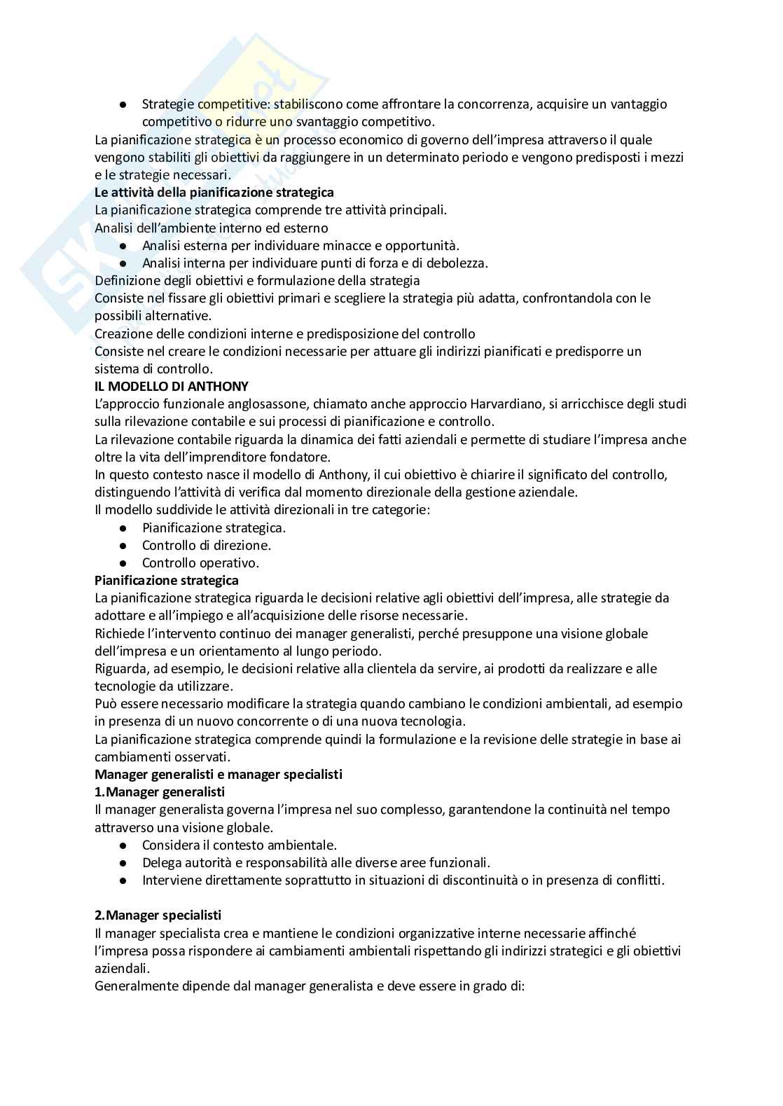 Appunti di Programmazione e controllo Pag. 6