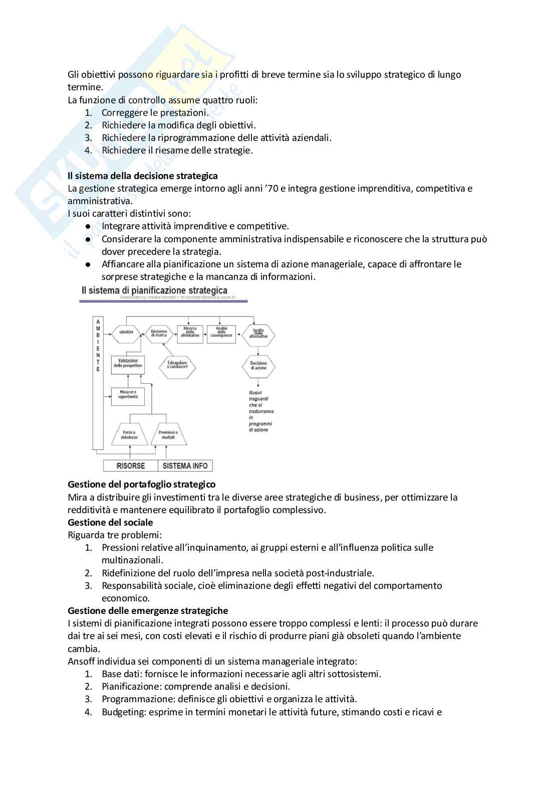Appunti di Programmazione e controllo Pag. 86