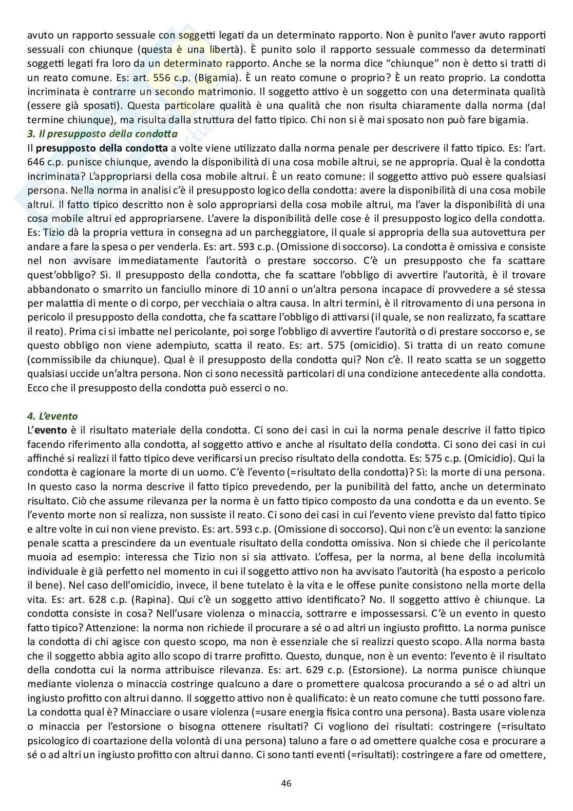 Appunti per l'esame di Diritto penale Pag. 46