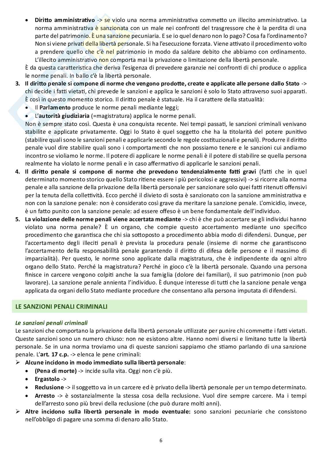 Appunti per l'esame di Diritto penale Pag. 6
