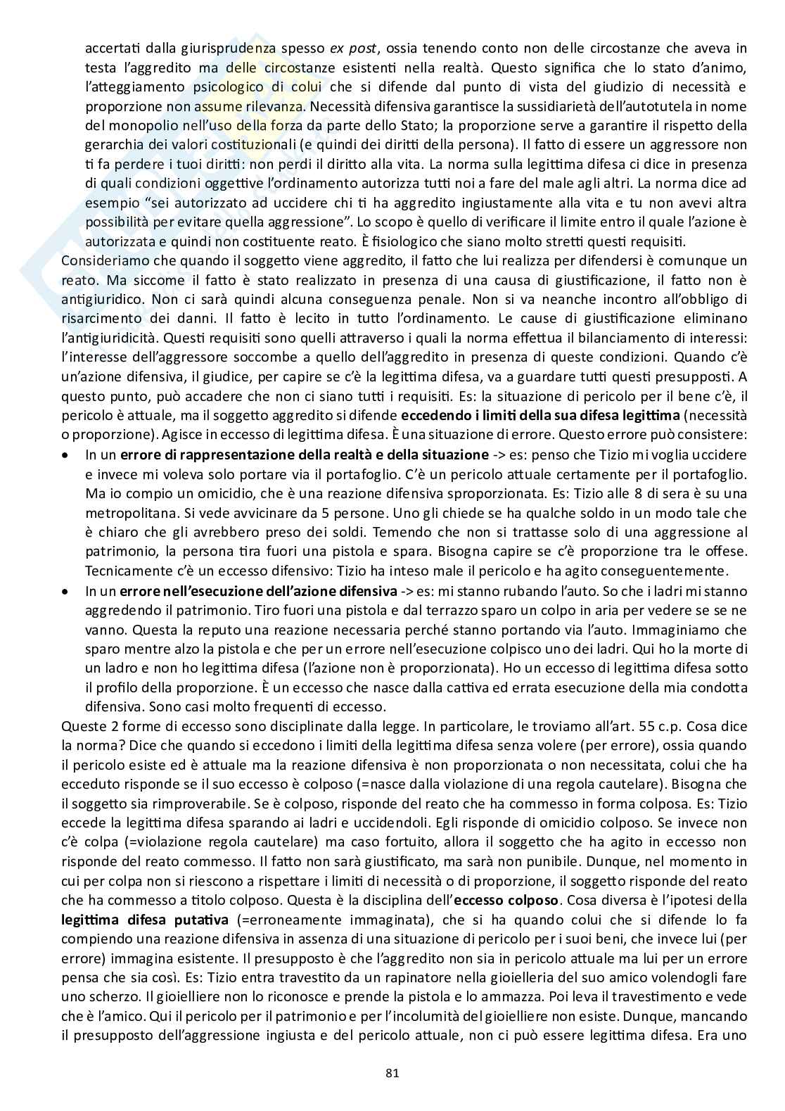 Appunti per l'esame di Diritto penale Pag. 81