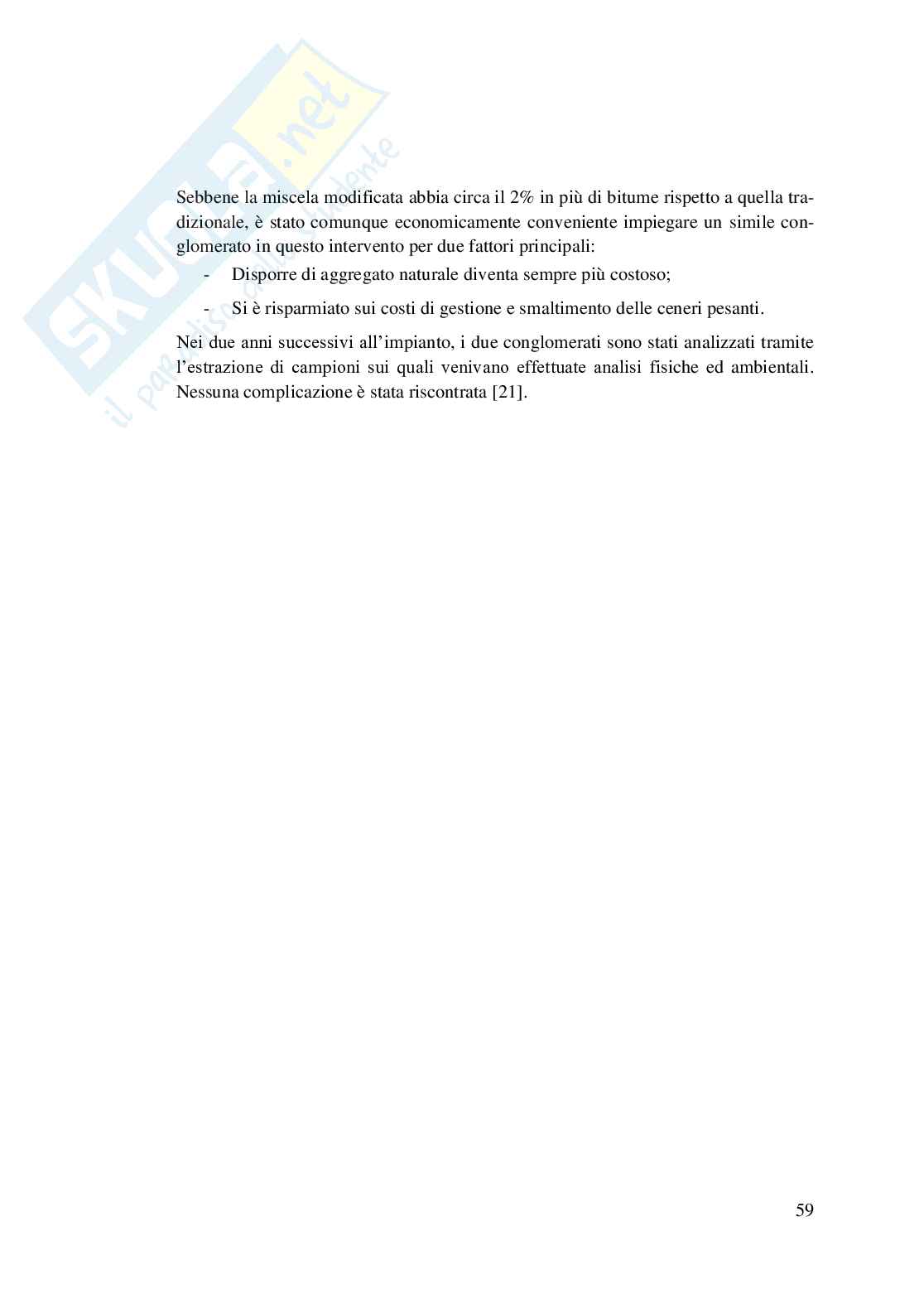 L’impiego delle ceneri pesanti da RSU nelle pavimentazioni stradali: stato dell’arte Pag. 71