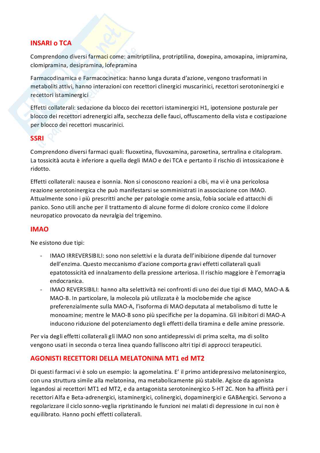 Appunti d'esame Farmacologia Pag. 46