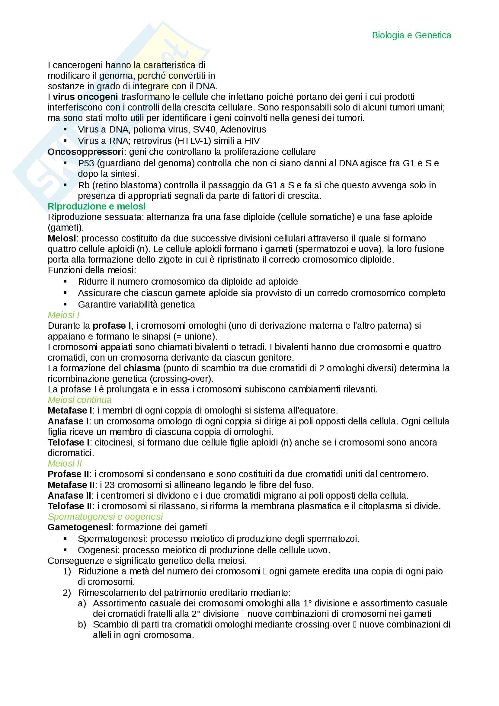 Biologia e Genetica Pag. 41